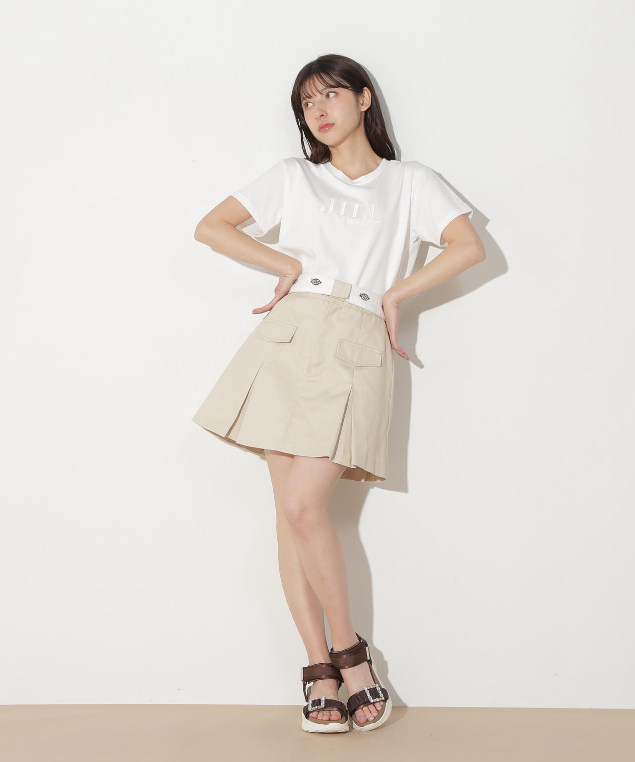 「Dickies × JILL by JILL STUART」別注ミニスカート