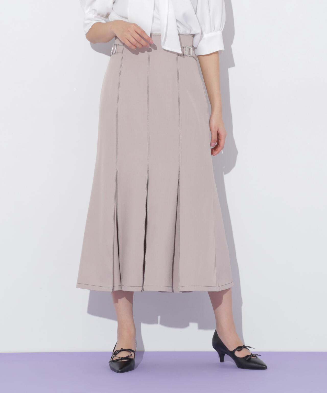 ステッチマーメイドスカート