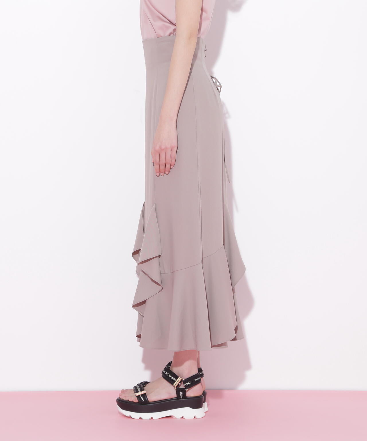ラッフルマーメイドスカート