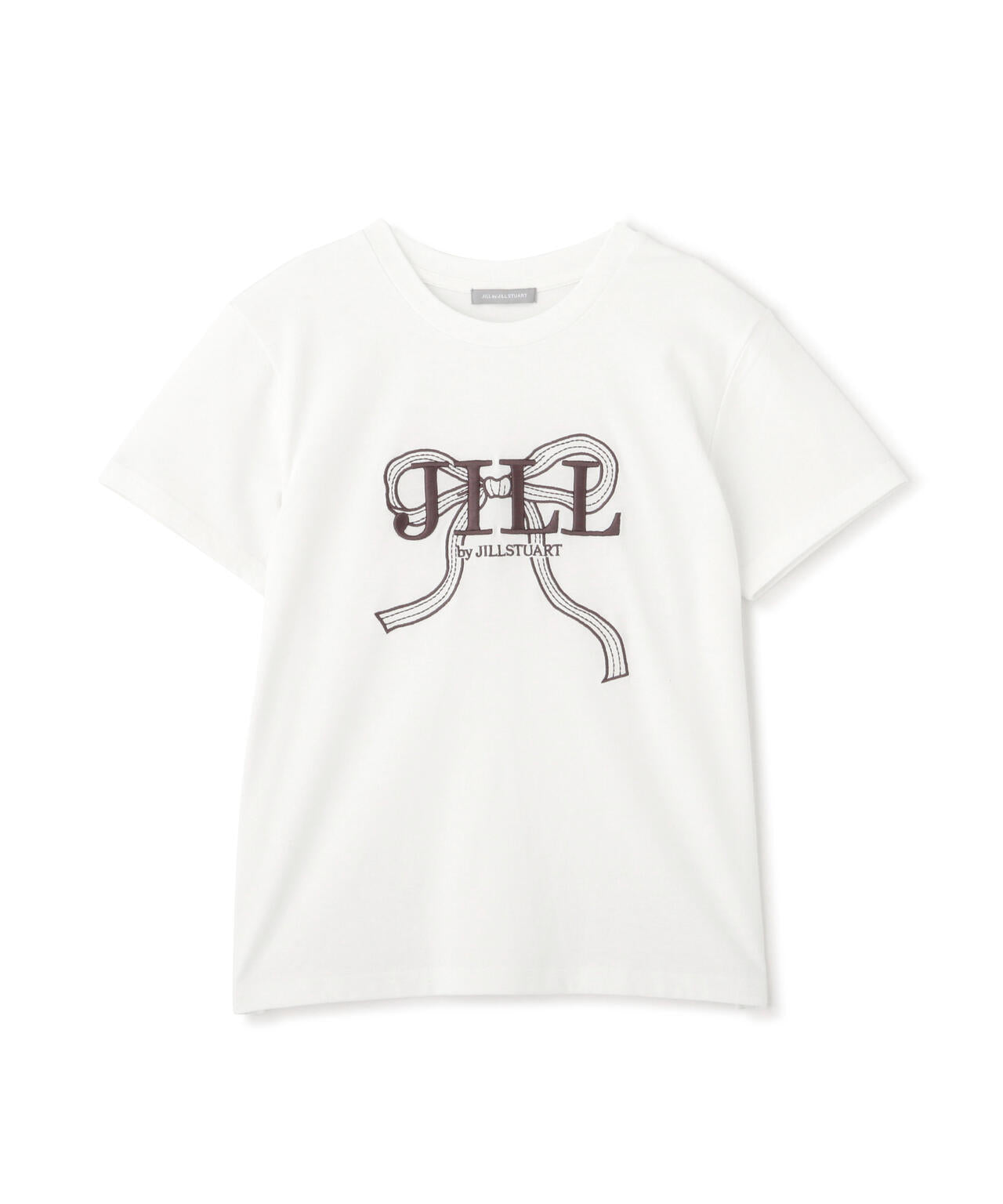 ビッグリボンロゴ刺繍Tシャツ