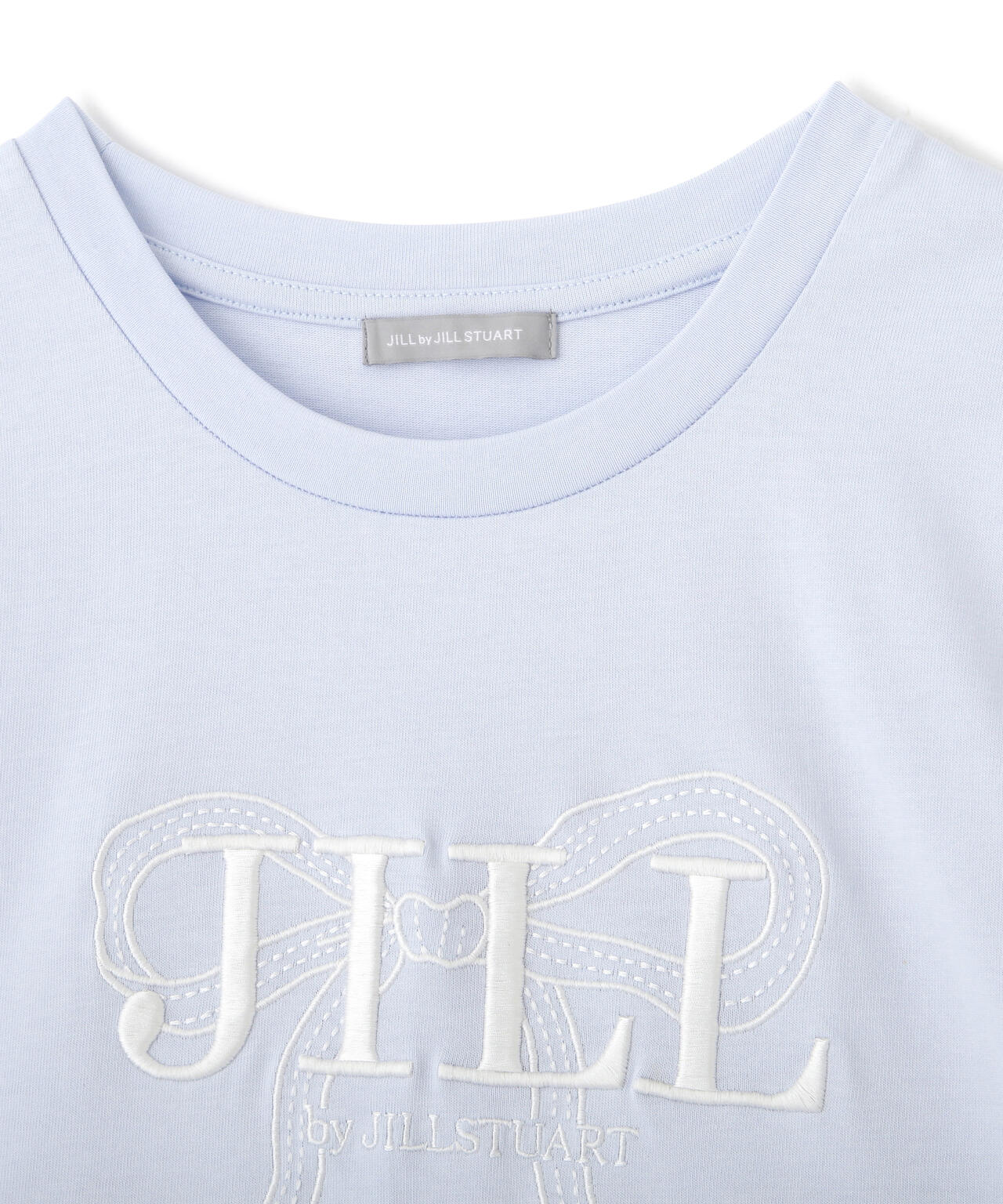 ビッグリボンロゴ刺繍Tシャツ