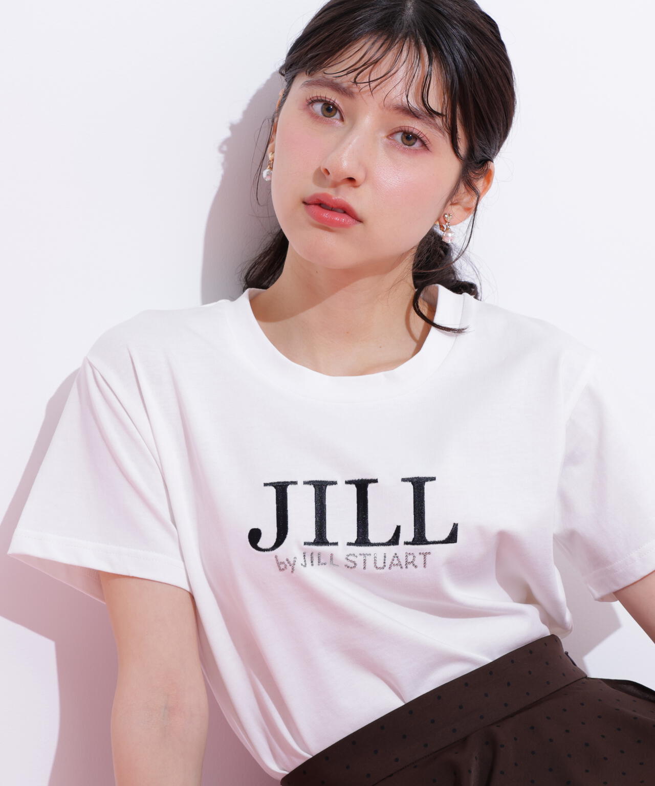 オーガニックコットン刺繍＆ホットフィットロゴTシャツ