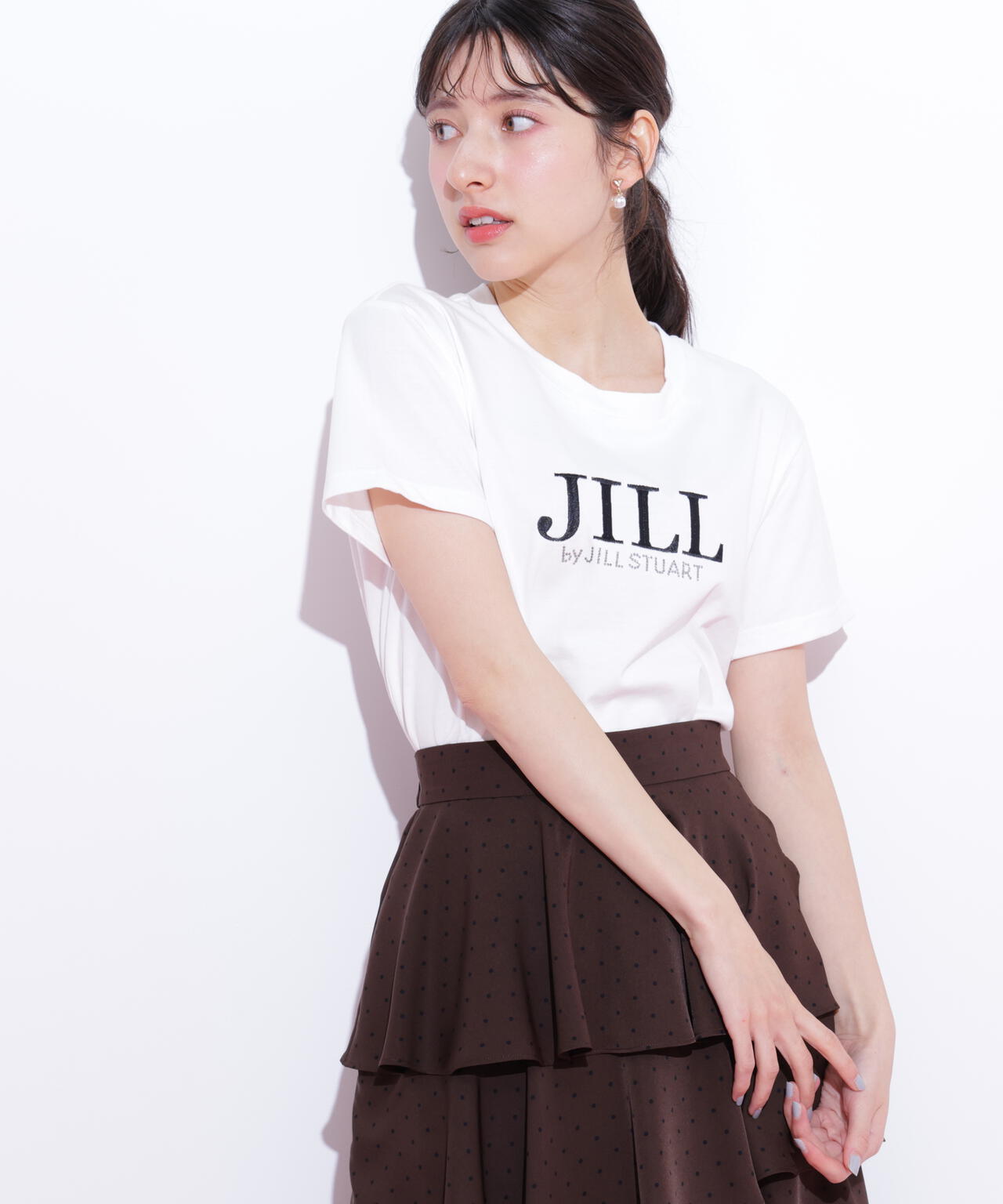オーガニックコットン刺繍＆ホットフィットロゴTシャツ