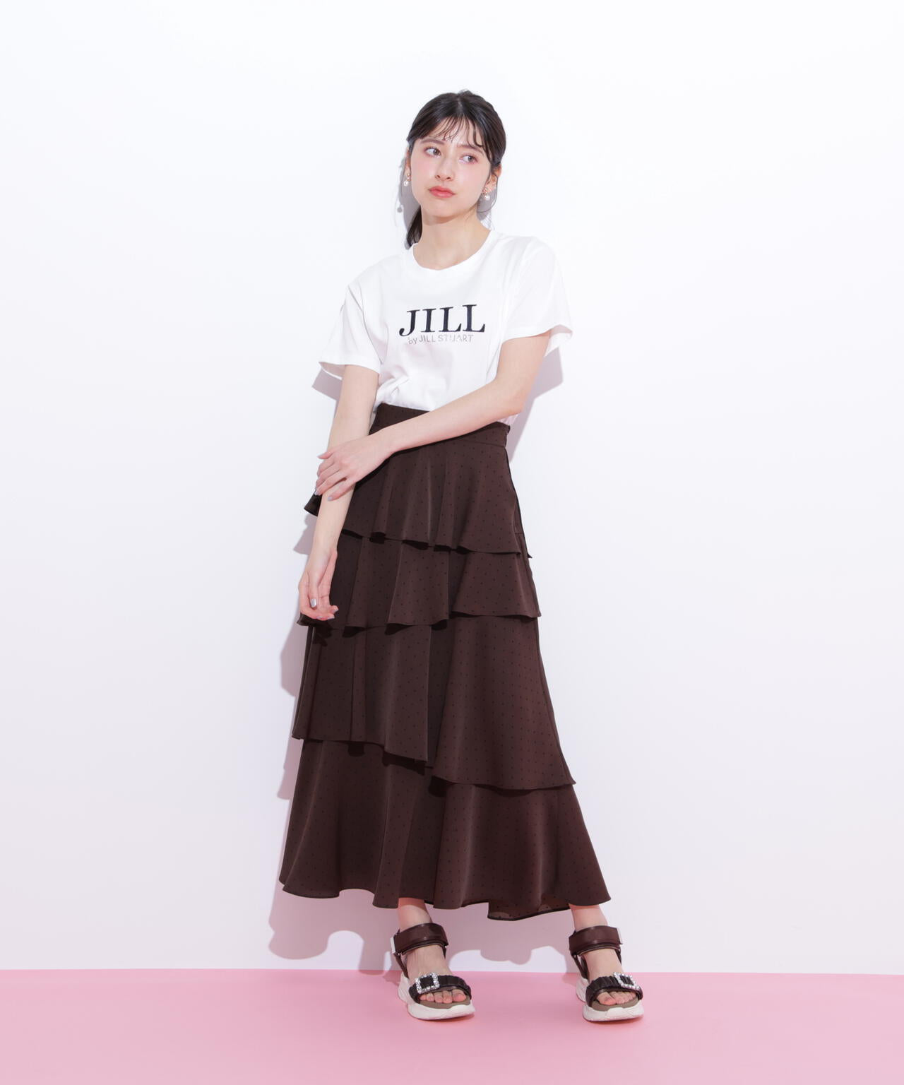 オーガニックコットン刺繍＆ホットフィットロゴTシャツ