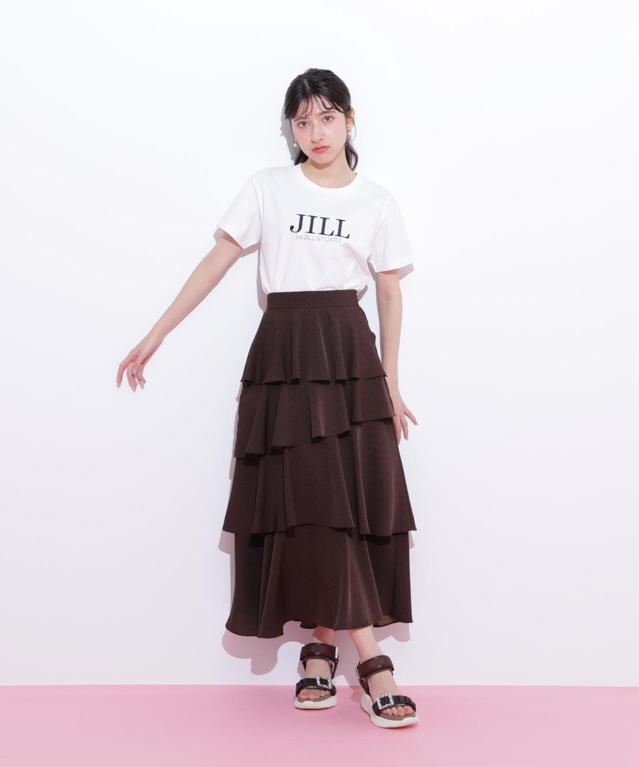 オーガニックコットン刺繍＆ホットフィットロゴTシャツ