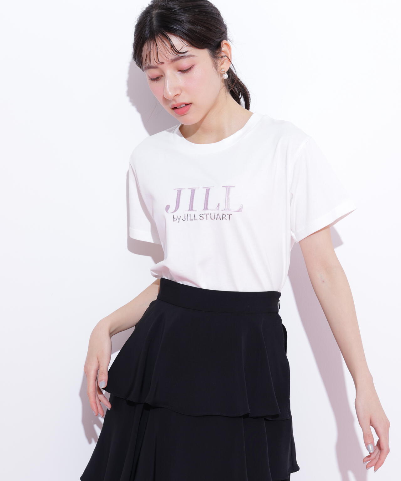 オーガニックコットン刺繍＆ホットフィットロゴTシャツ