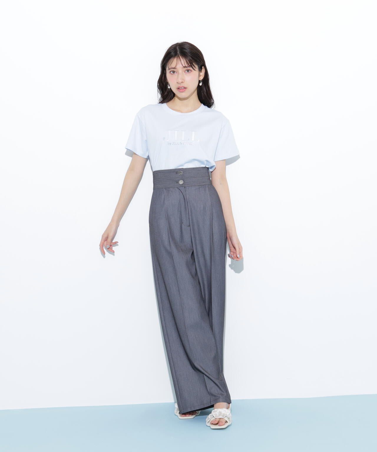 オーガニックコットン刺繍＆ホットフィットロゴTシャツ