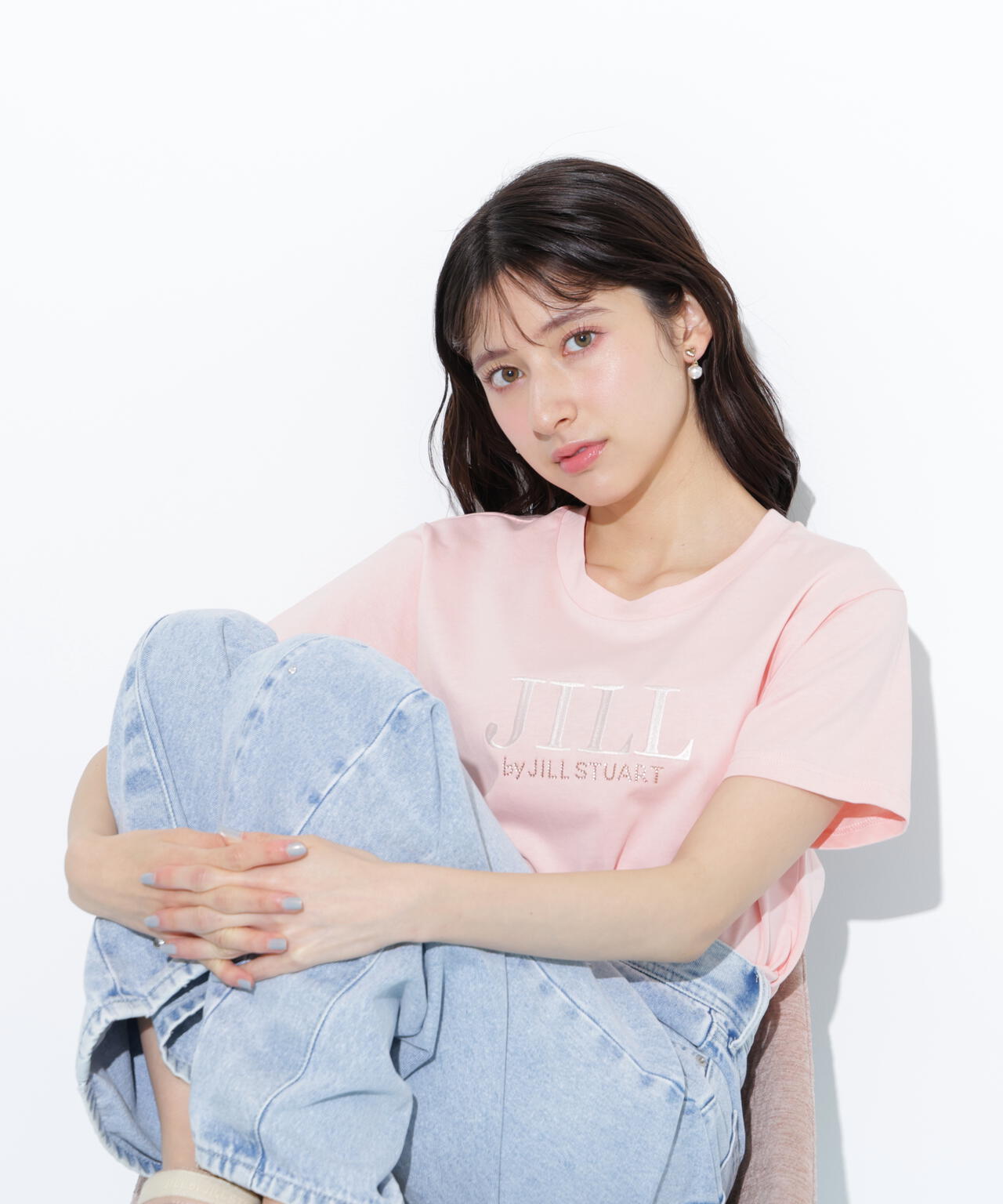 オーガニックコットン刺繍＆ホットフィットロゴTシャツ