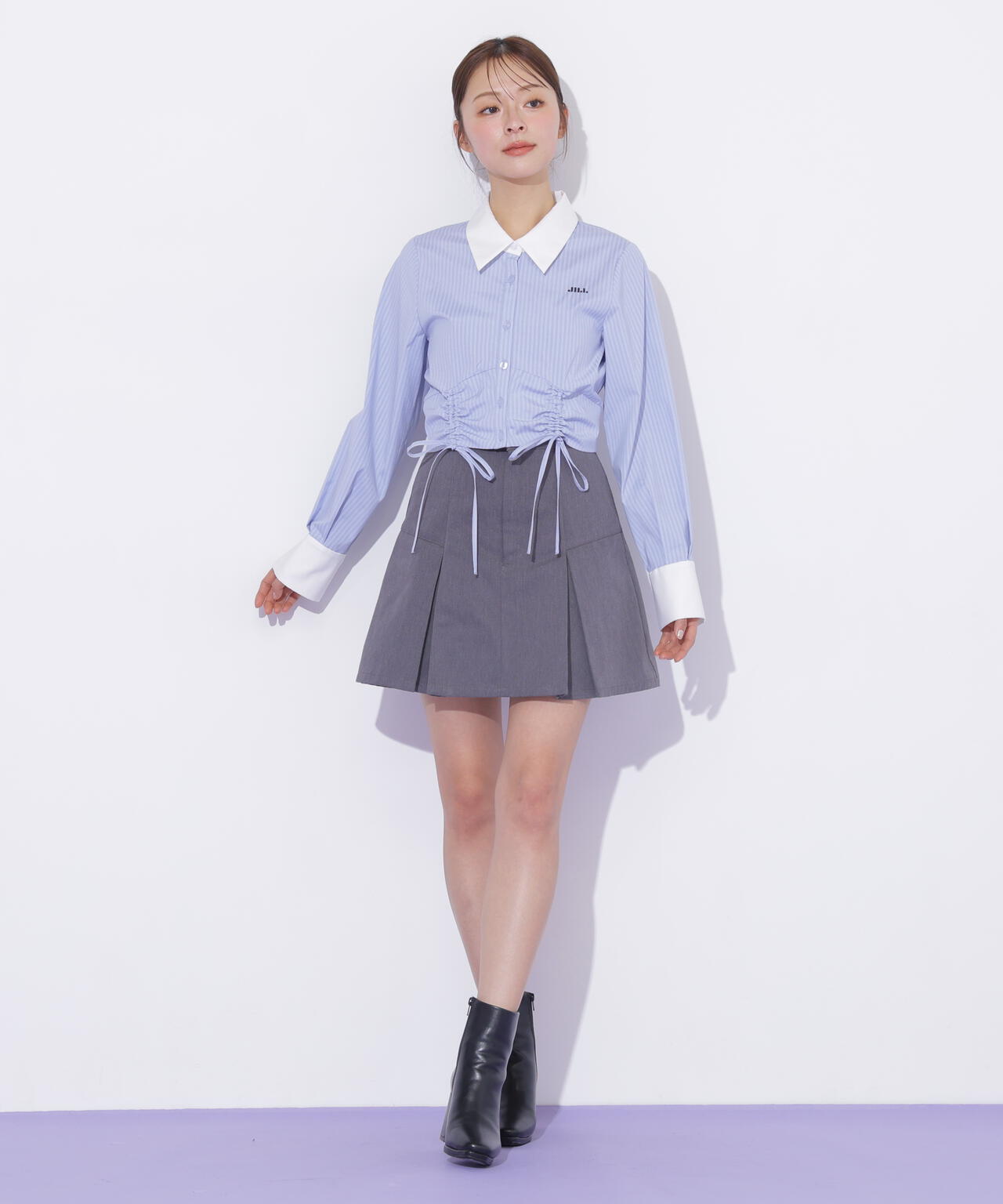 「Dickies × JILL by JILL STUART」別注タックミニスカート