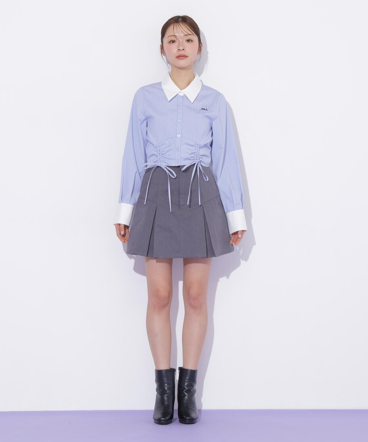 「Dickies × JILL by JILL STUART」別注タックミニスカート