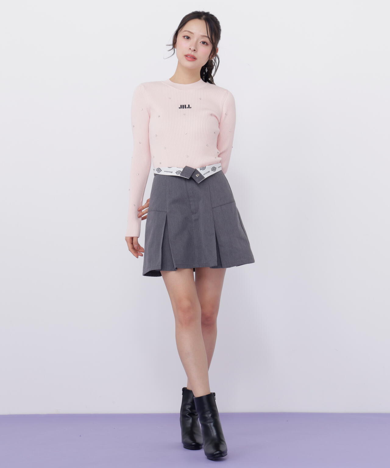 「Dickies × JILL by JILL STUART」別注タックミニスカート