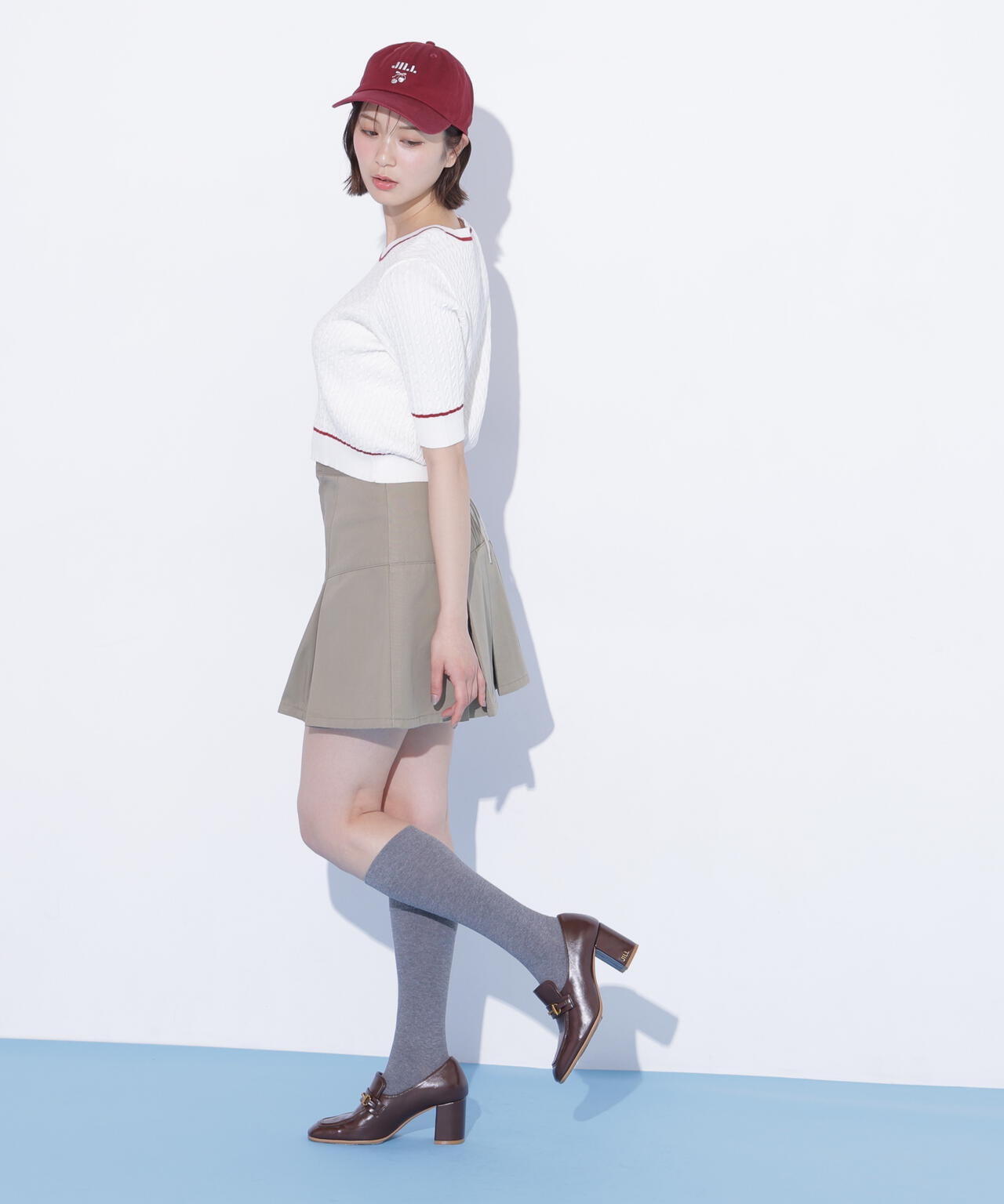 「Dickies × JILL by JILL STUART」別注タックミニスカート