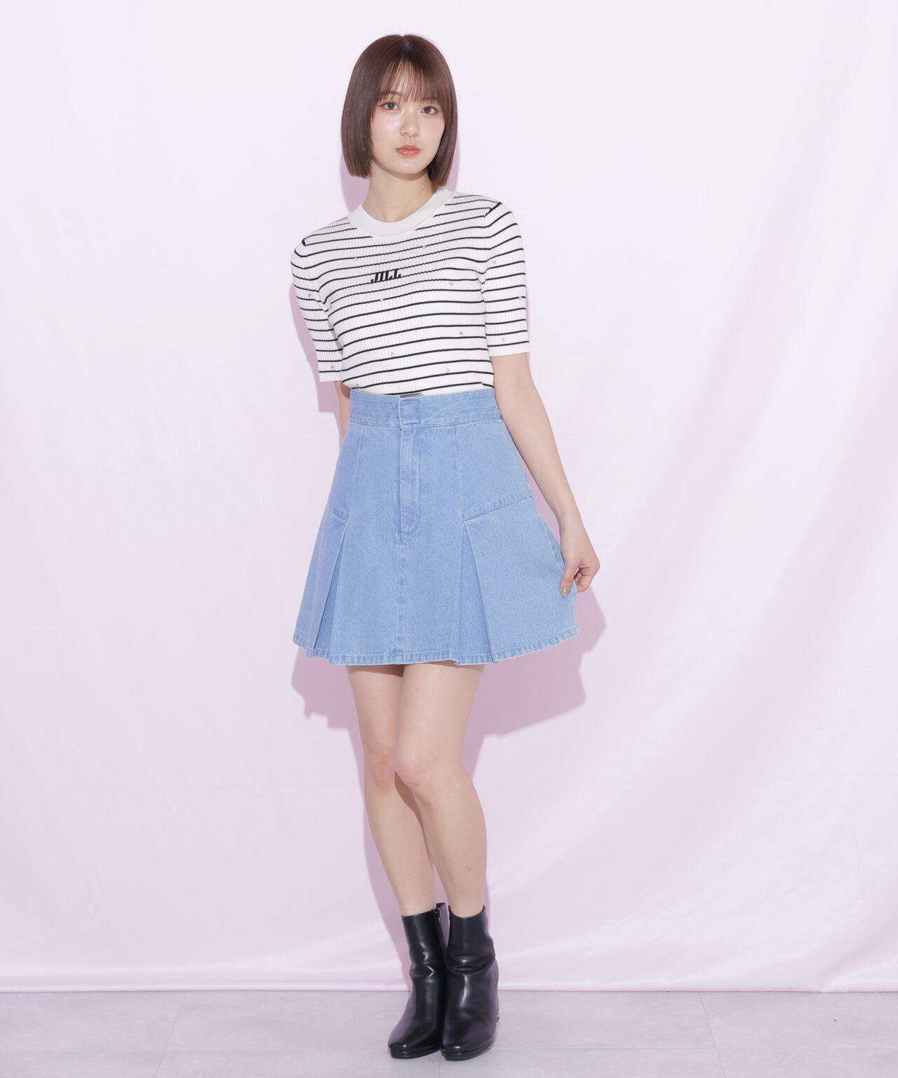 「Dickies × JILL by JILL STUART」別注タックミニスカート
