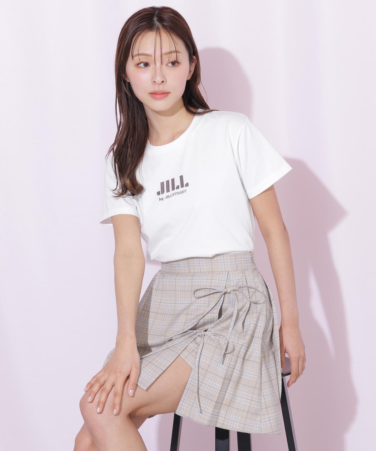 セットアップ対応ラップリボンミニスカート