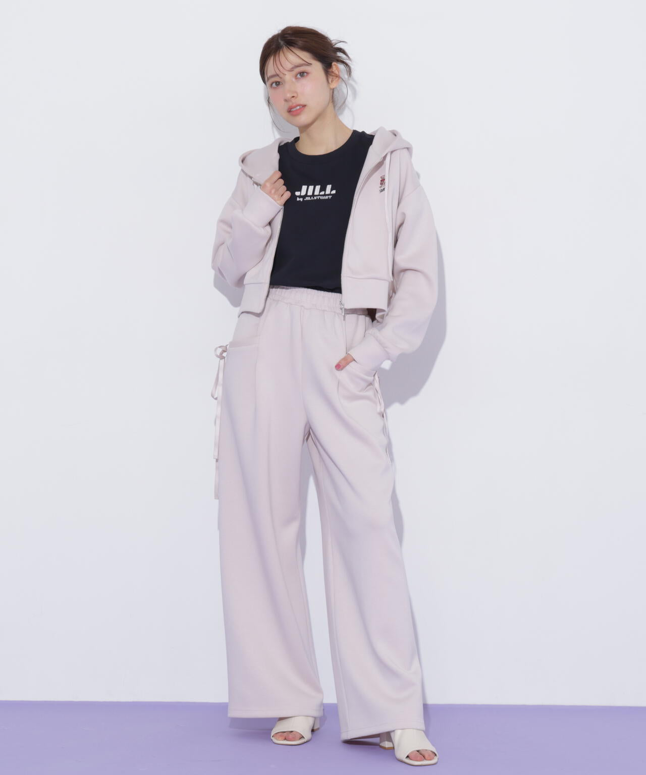 刺繍ロゴTシャツオーガニックコットン