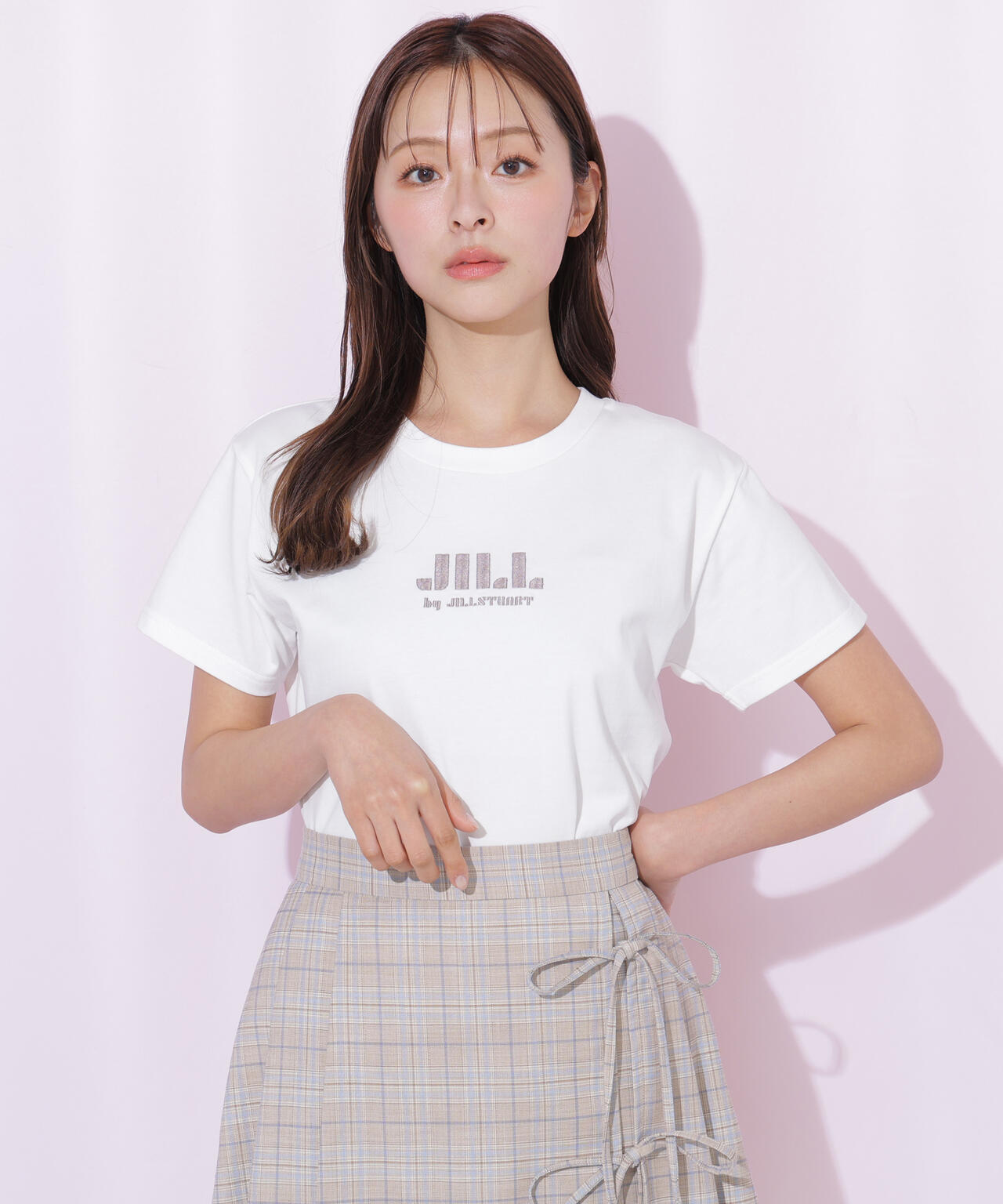 刺繍ロゴTシャツオーガニックコットン