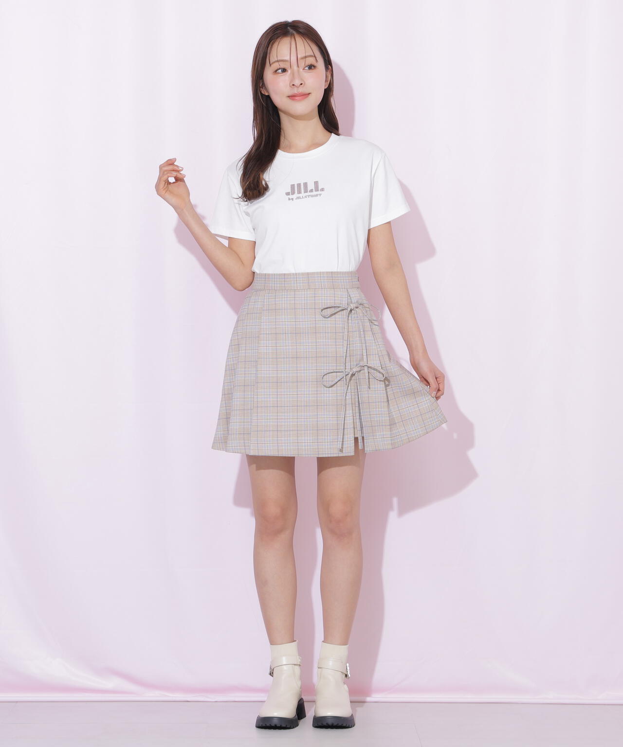 刺繍ロゴTシャツオーガニックコットン
