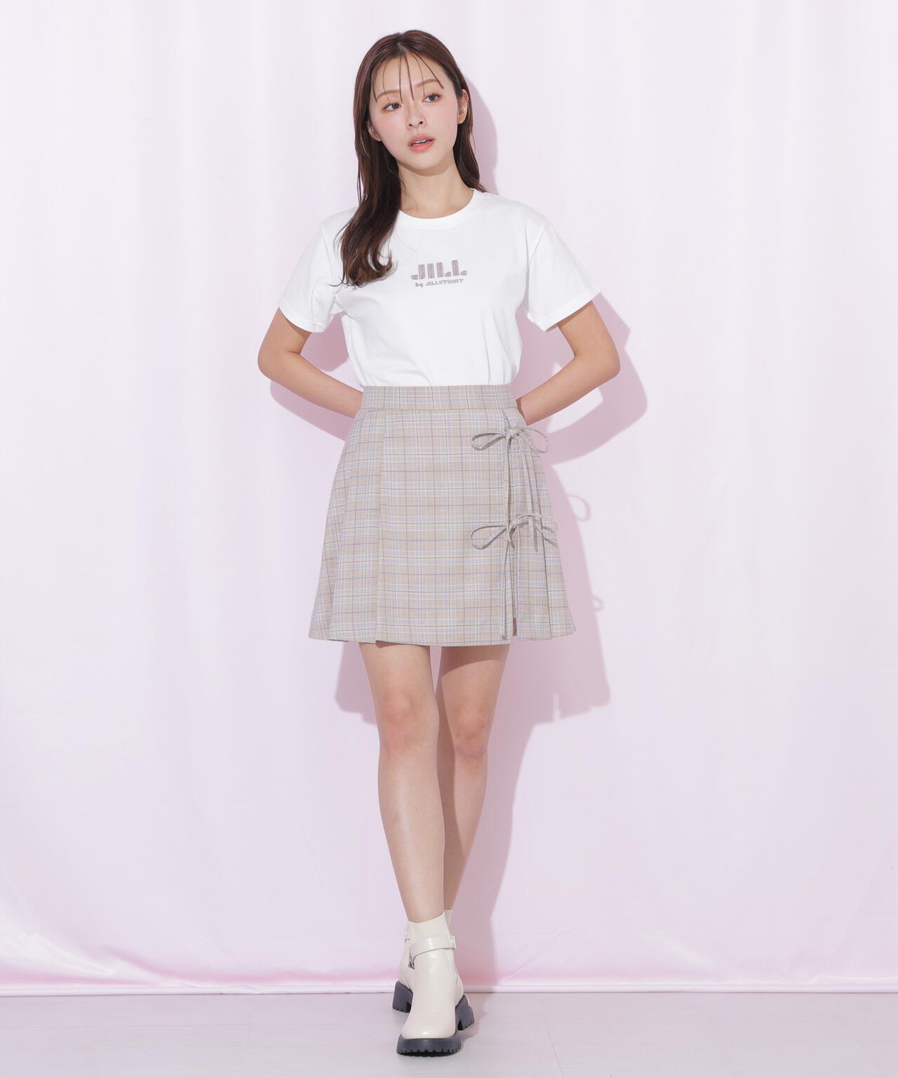 刺繍ロゴTシャツオーガニックコットン