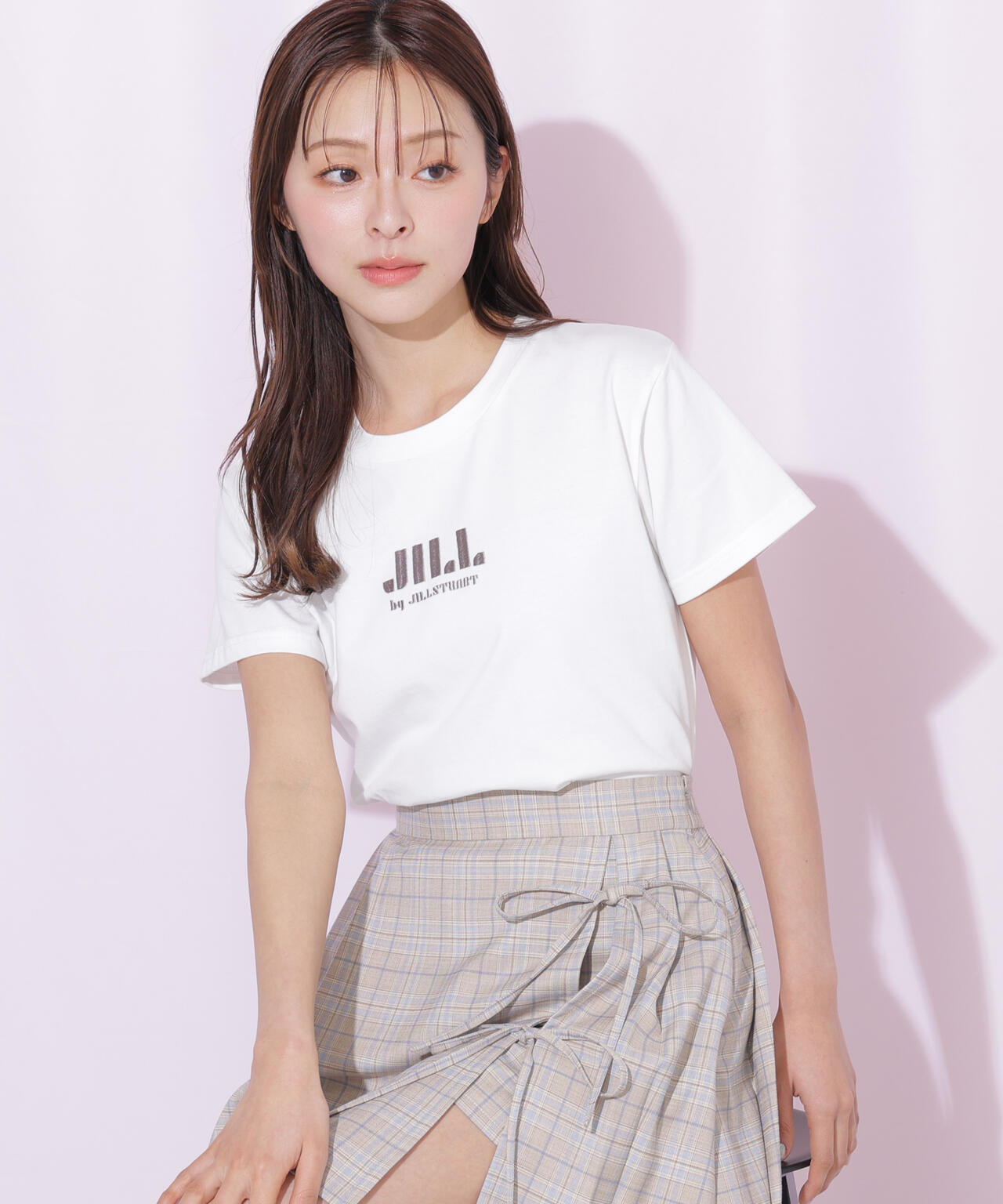 刺繍ロゴTシャツオーガニックコットン