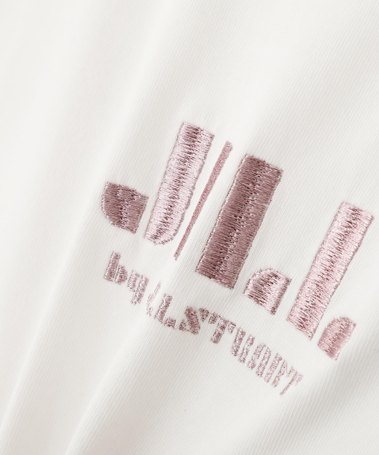 刺繍ロゴTシャツオーガニックコットン