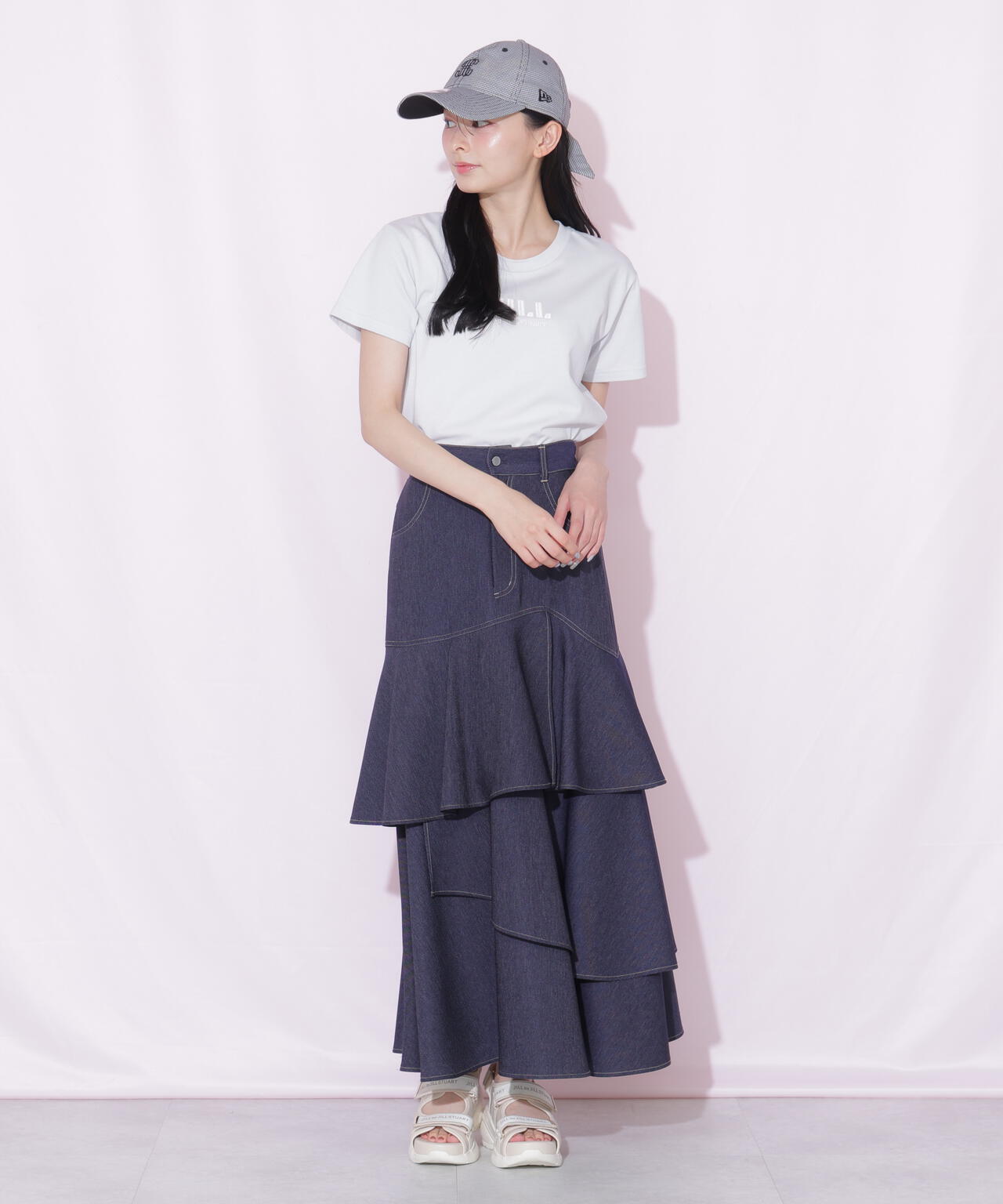 刺繍ロゴTシャツオーガニックコットン