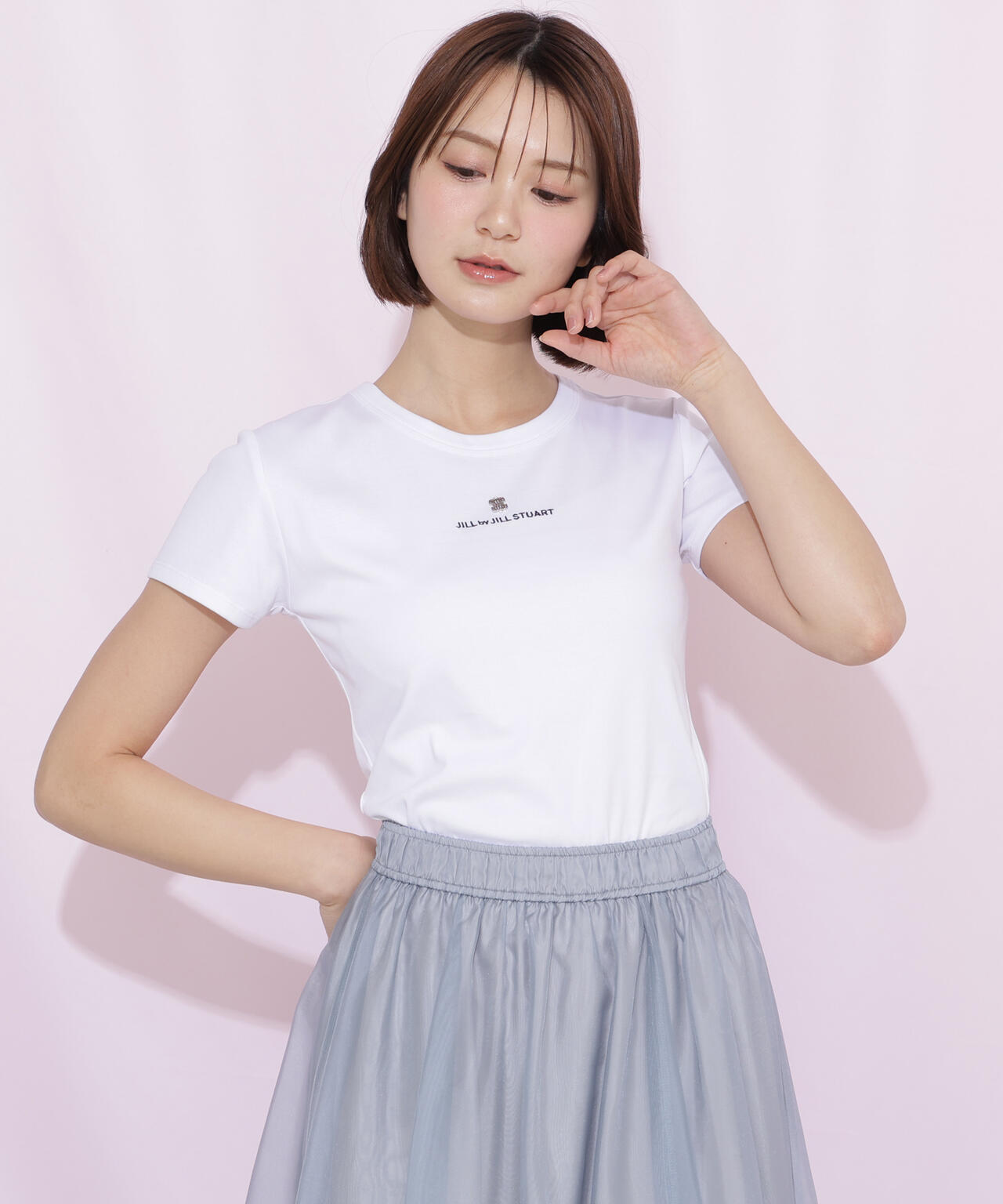 コンパクトワンポイントロゴTシャツ