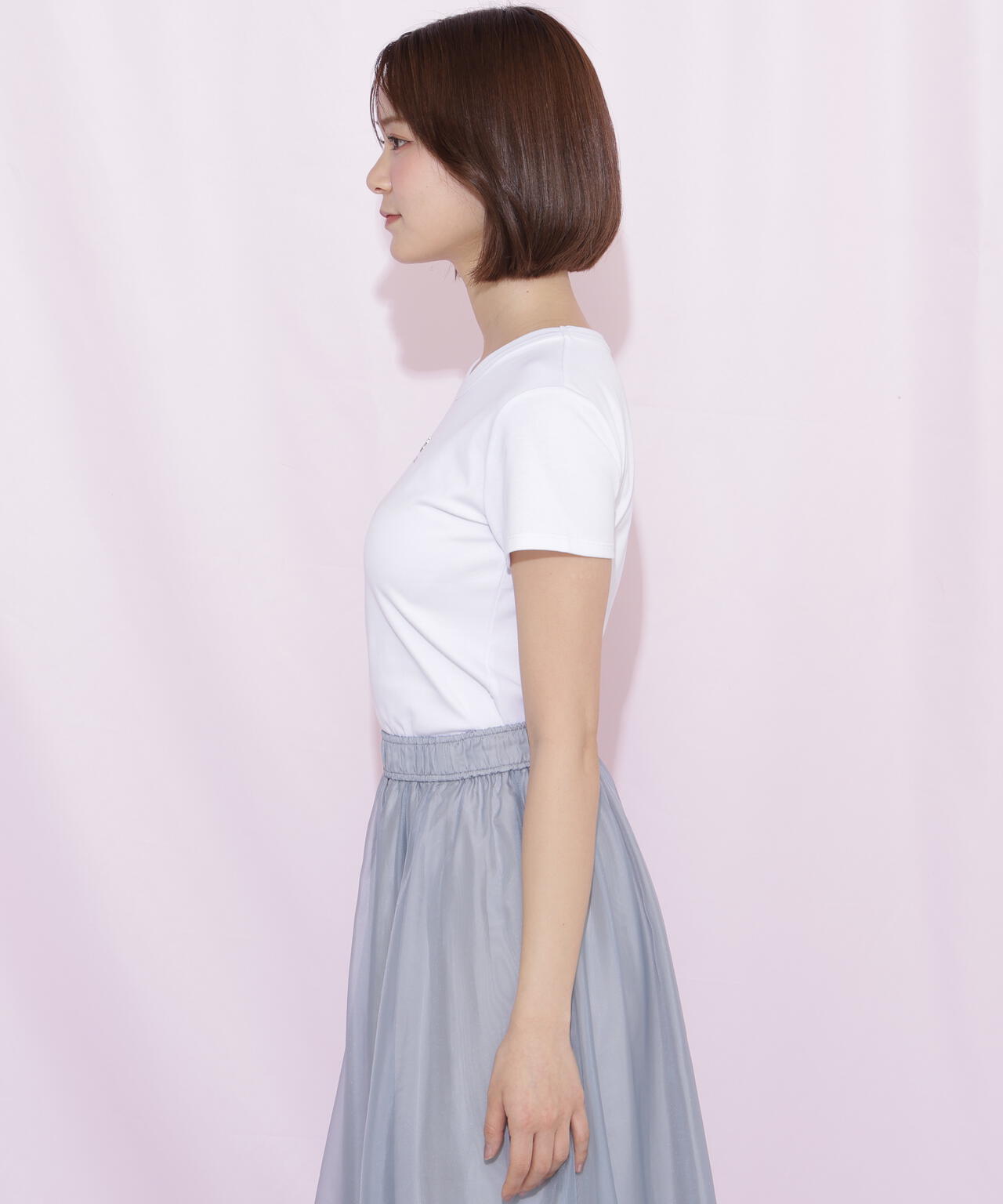 コンパクトワンポイントロゴTシャツ