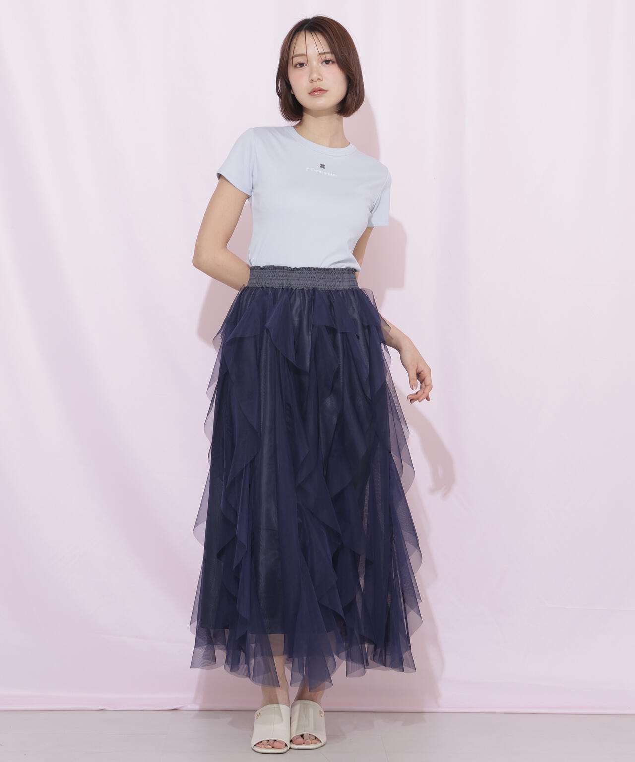 コンパクトワンポイントロゴTシャツ