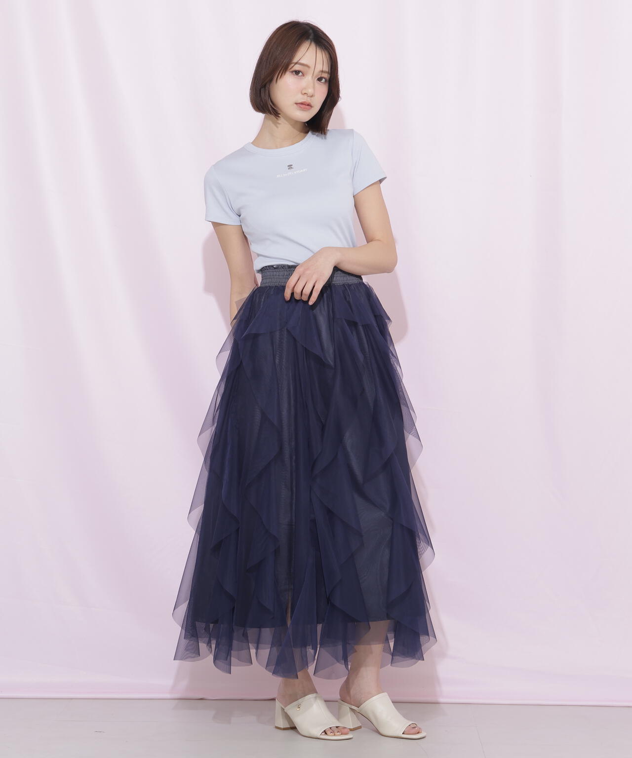 コンパクトワンポイントロゴTシャツ