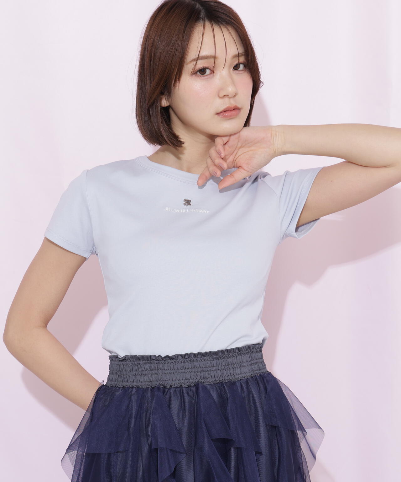 コンパクトワンポイントロゴTシャツ