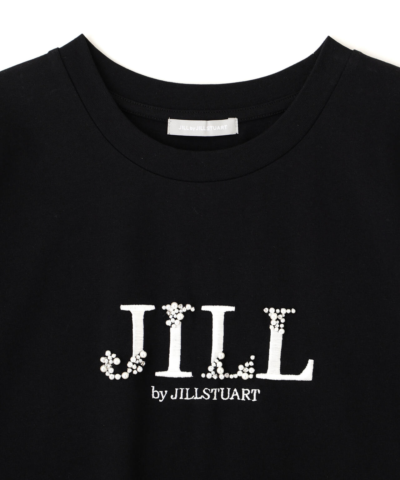 オーガニックコットンビジューロゴTシャツ