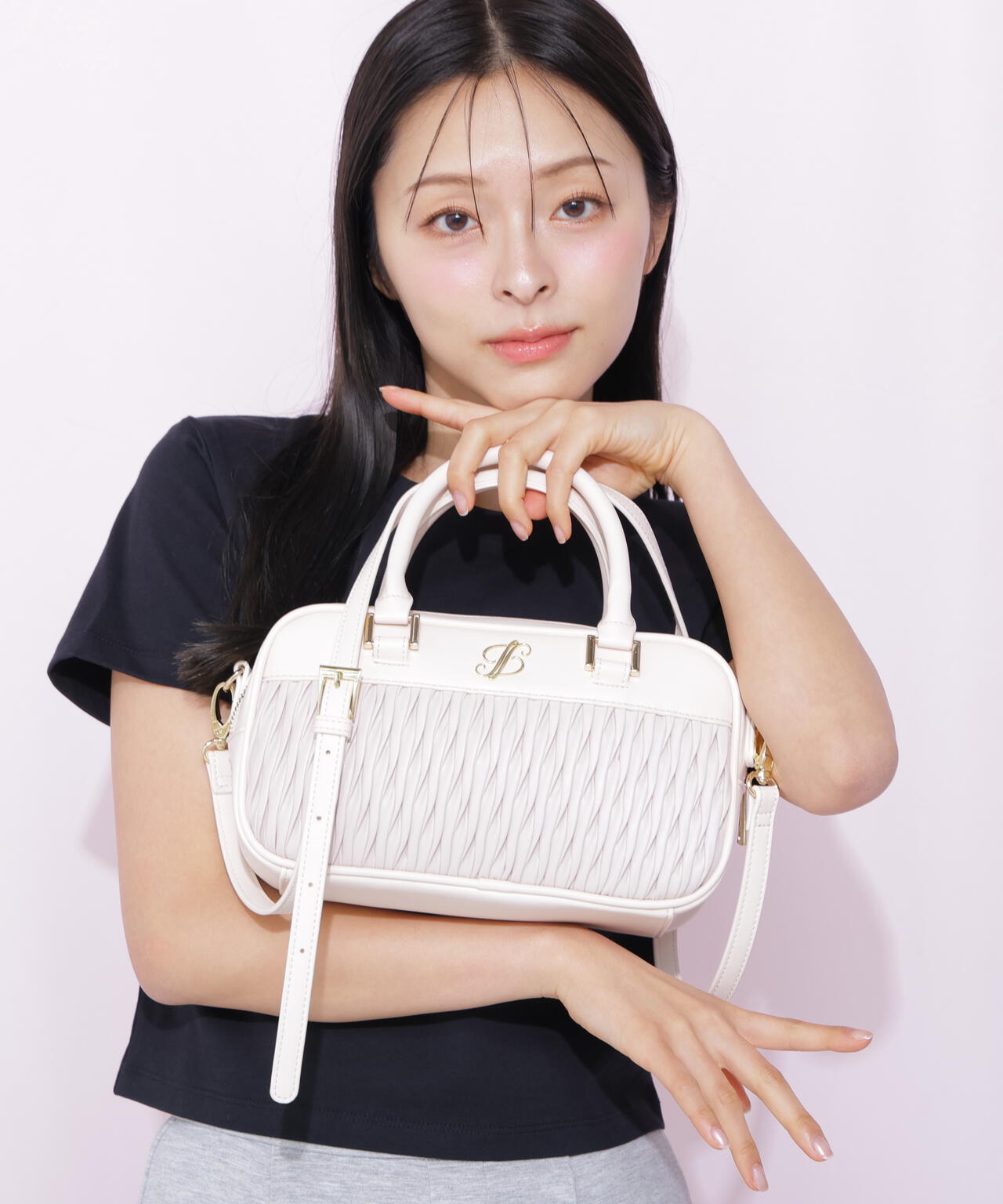 Noble J パフィーボストンバッグ