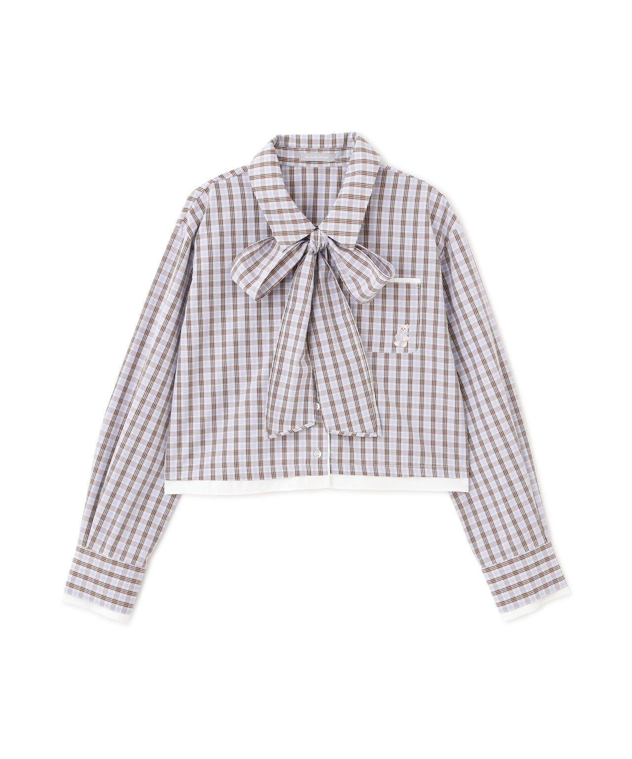 〈BEARシリーズ〉クロップドシャツ