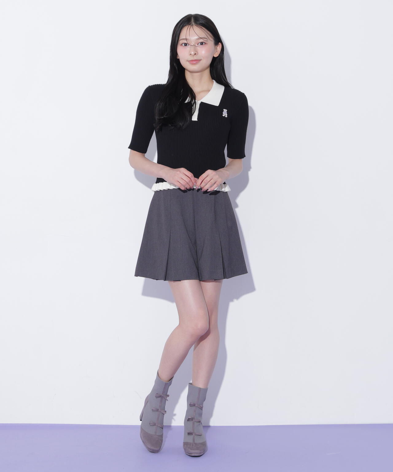 ビット付きショートパンツ
