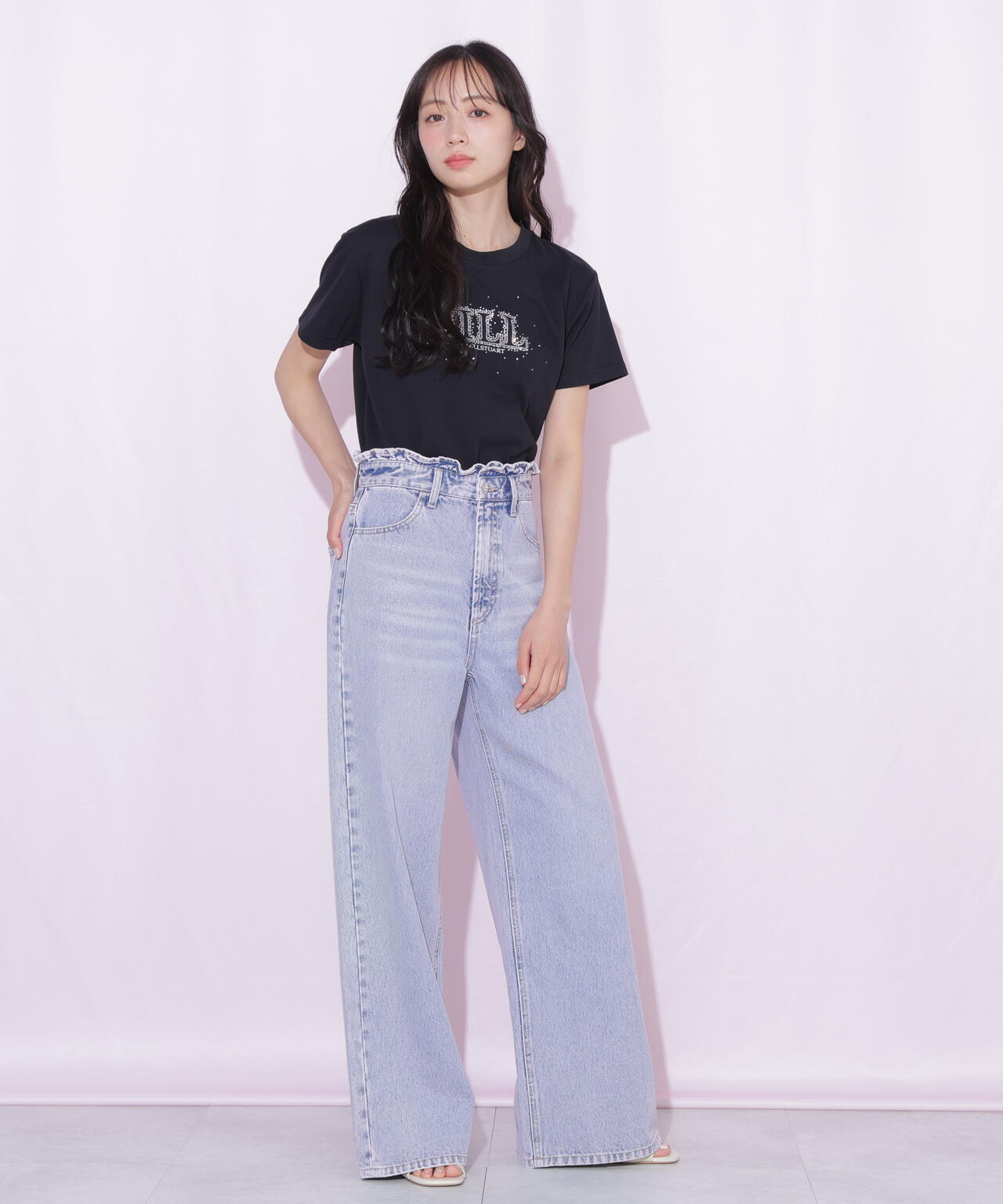 グラデーションストーンロゴTシャツ
