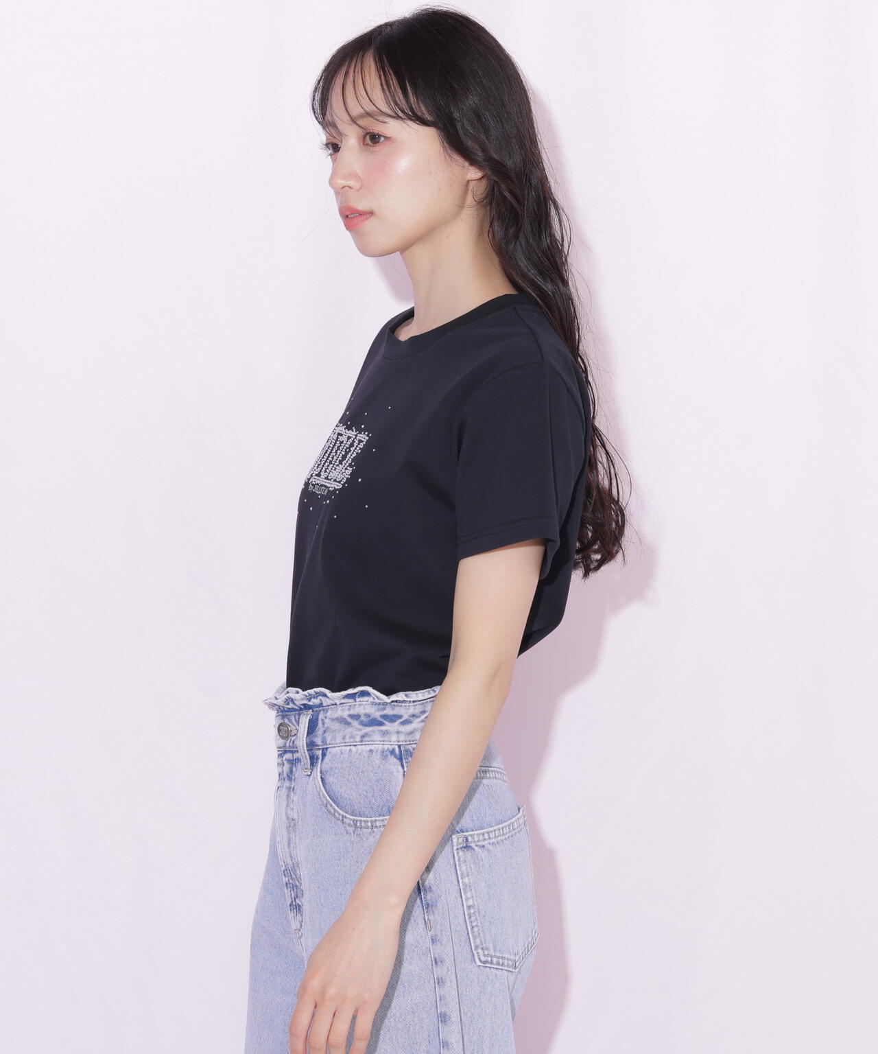 グラデーションストーンロゴTシャツ