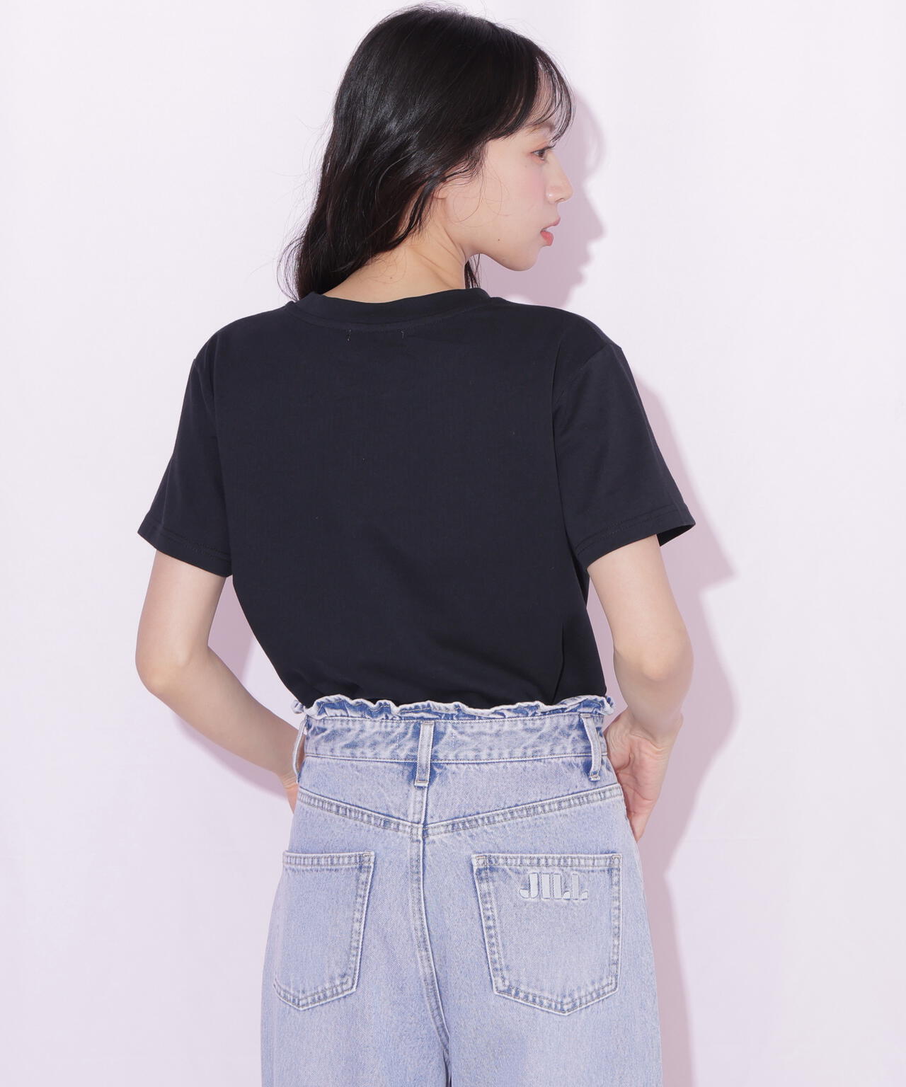 グラデーションストーンロゴTシャツ