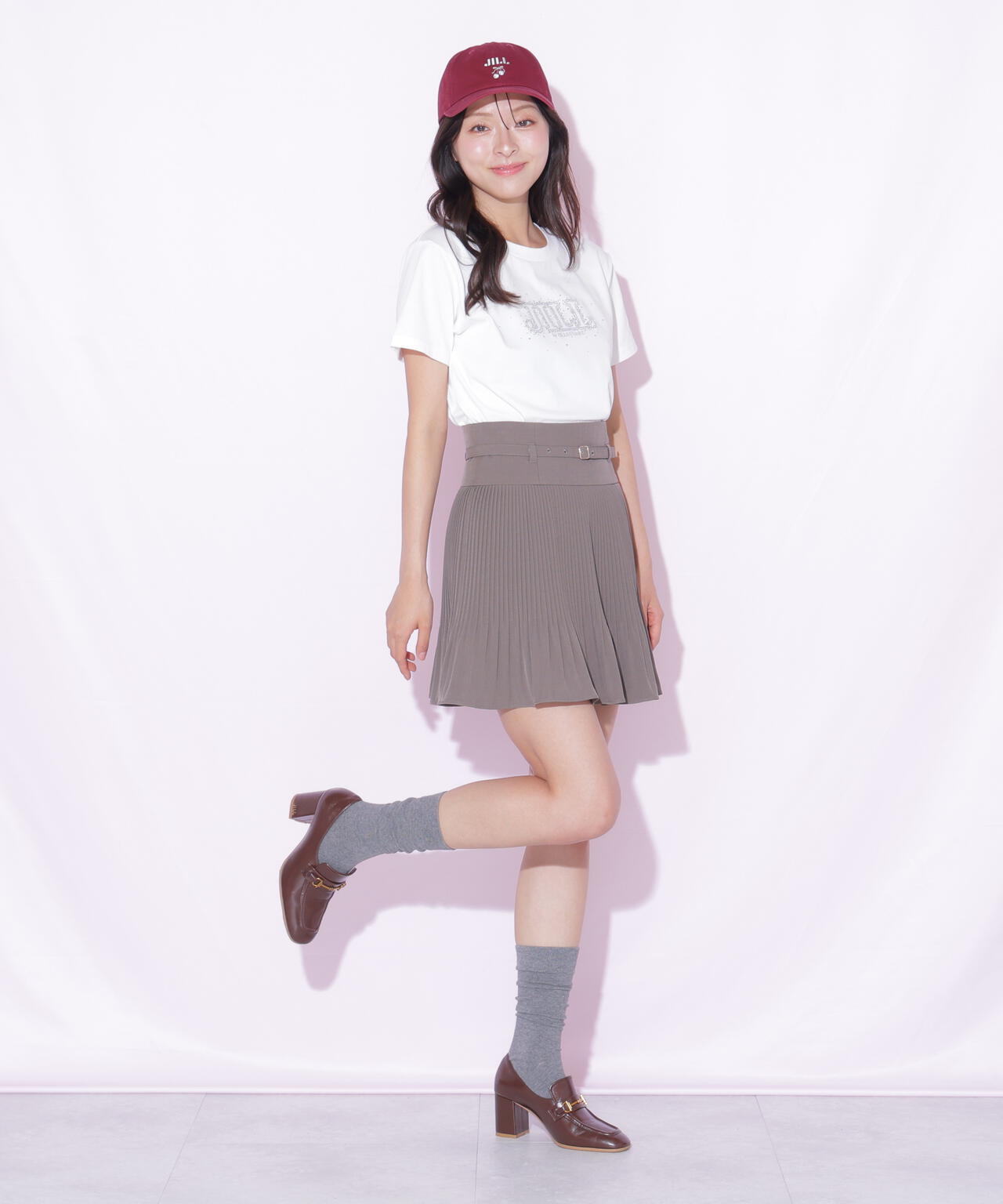 グラデーションストーンロゴTシャツ