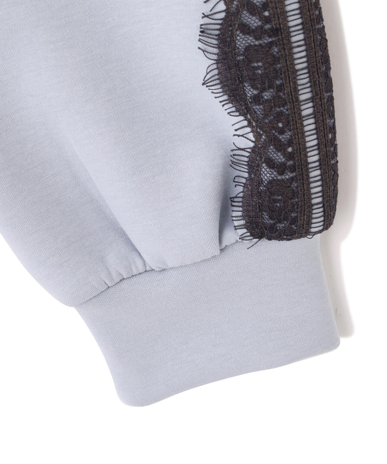 ラインレースロゴスウエット