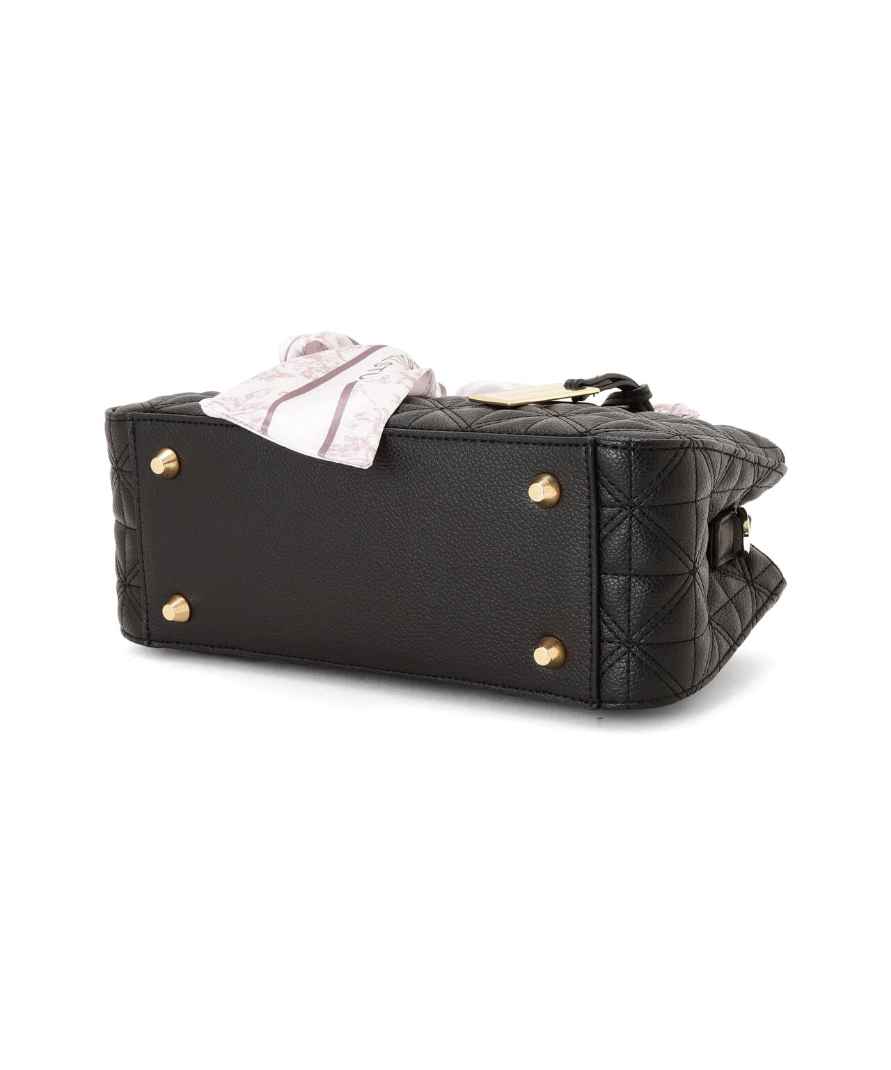 スカーフキルティングトート