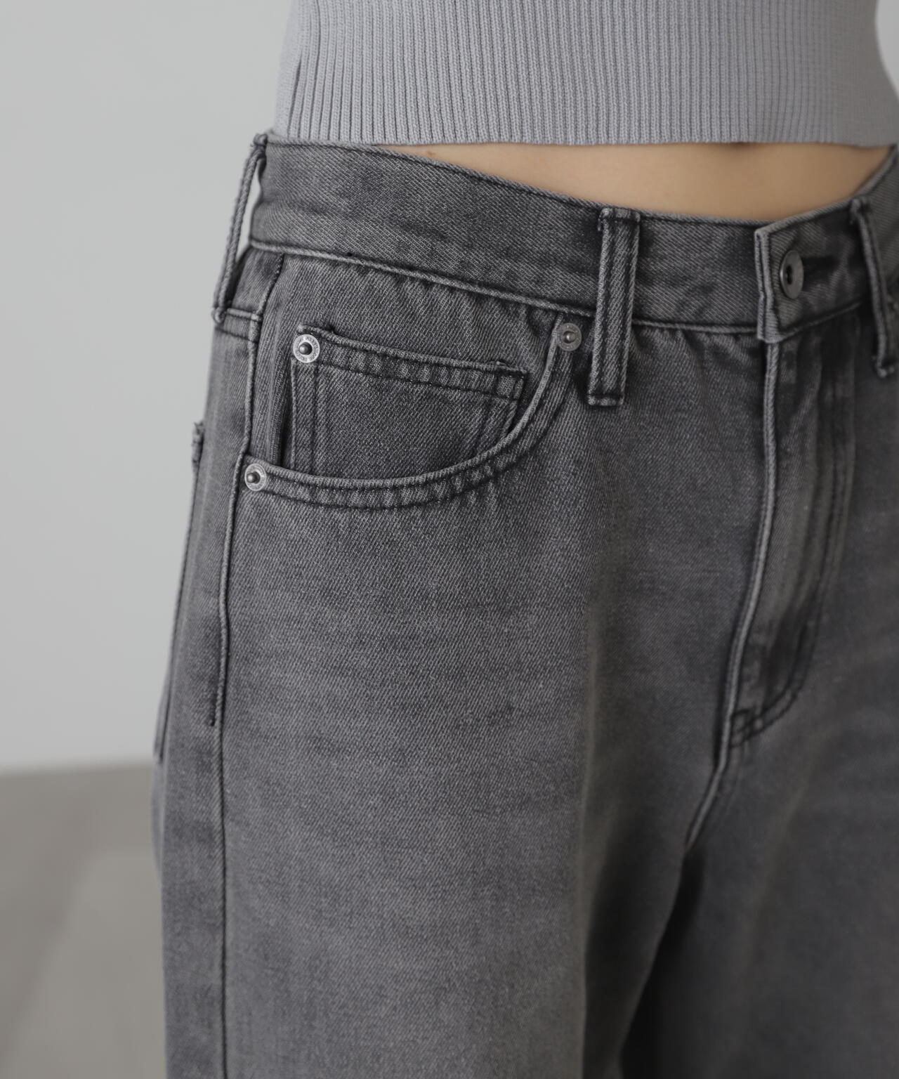 【一部追加生産予約】【4サイズ展開XS-L】ストレートデニムパンツ【低身長サイズ有】