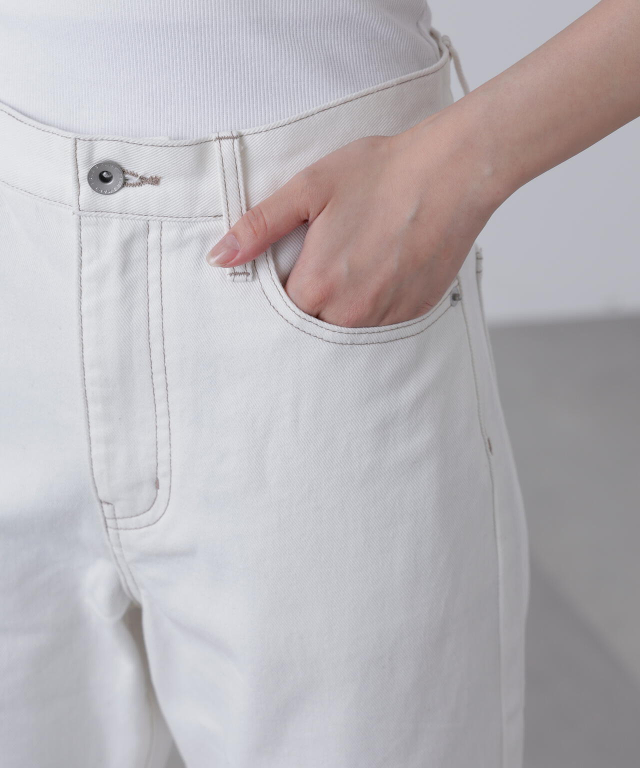 【一部追加生産予約】【4サイズ展開XS-L】ストレートデニムパンツ【低身長サイズ有】