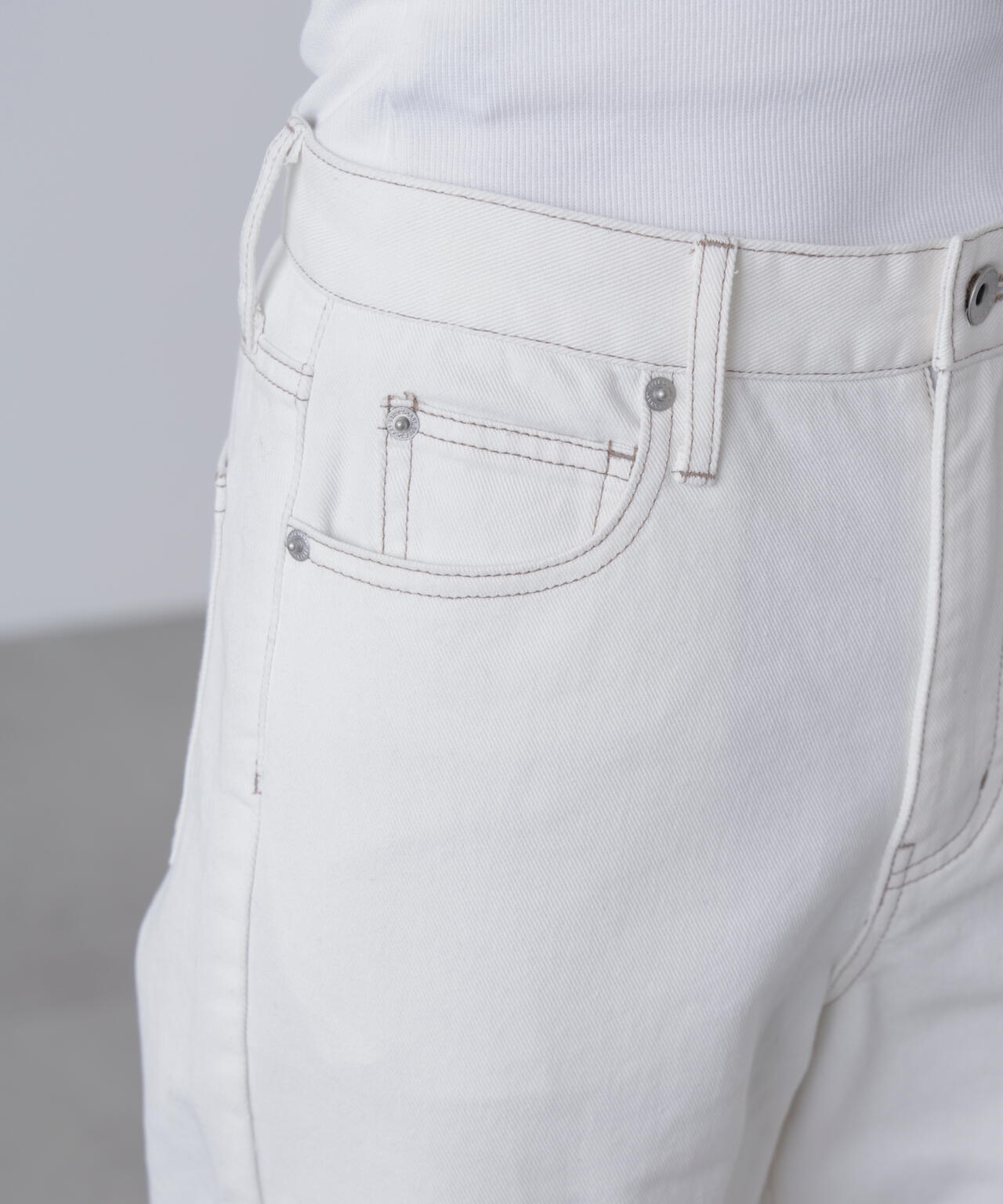 【一部追加生産予約】【4サイズ展開XS-L】ストレートデニムパンツ【低身長サイズ有】