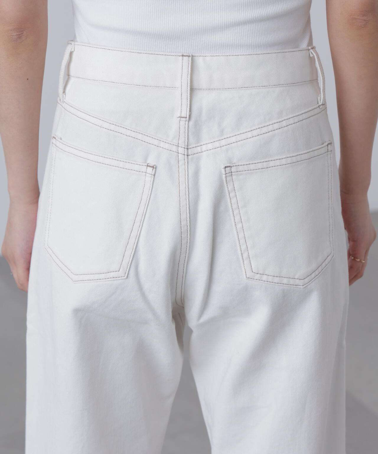 【一部追加生産予約】【4サイズ展開XS-L】ストレートデニムパンツ【低身長サイズ有】