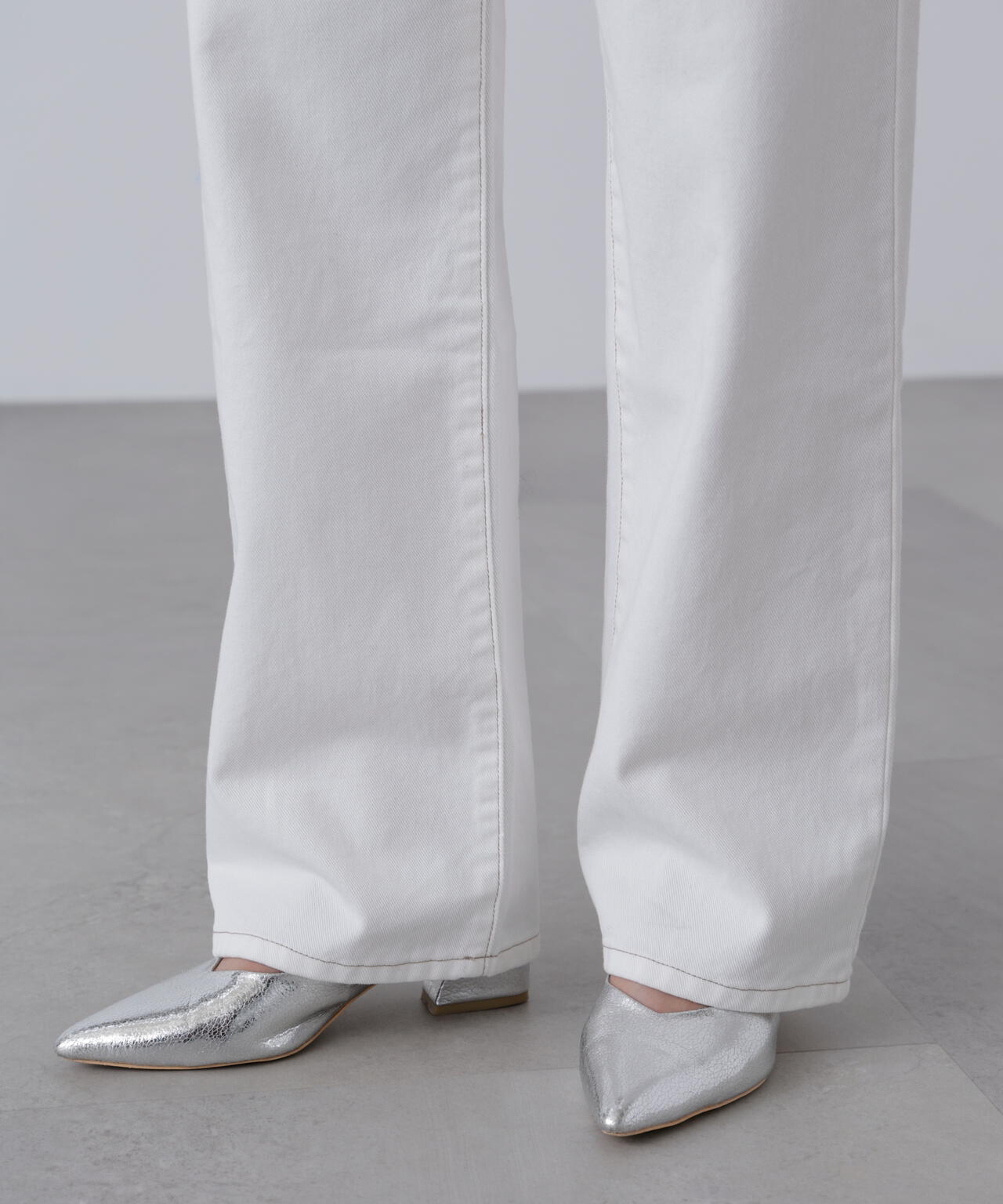 【一部追加生産予約】【4サイズ展開XS-L】ストレートデニムパンツ【低身長サイズ有】