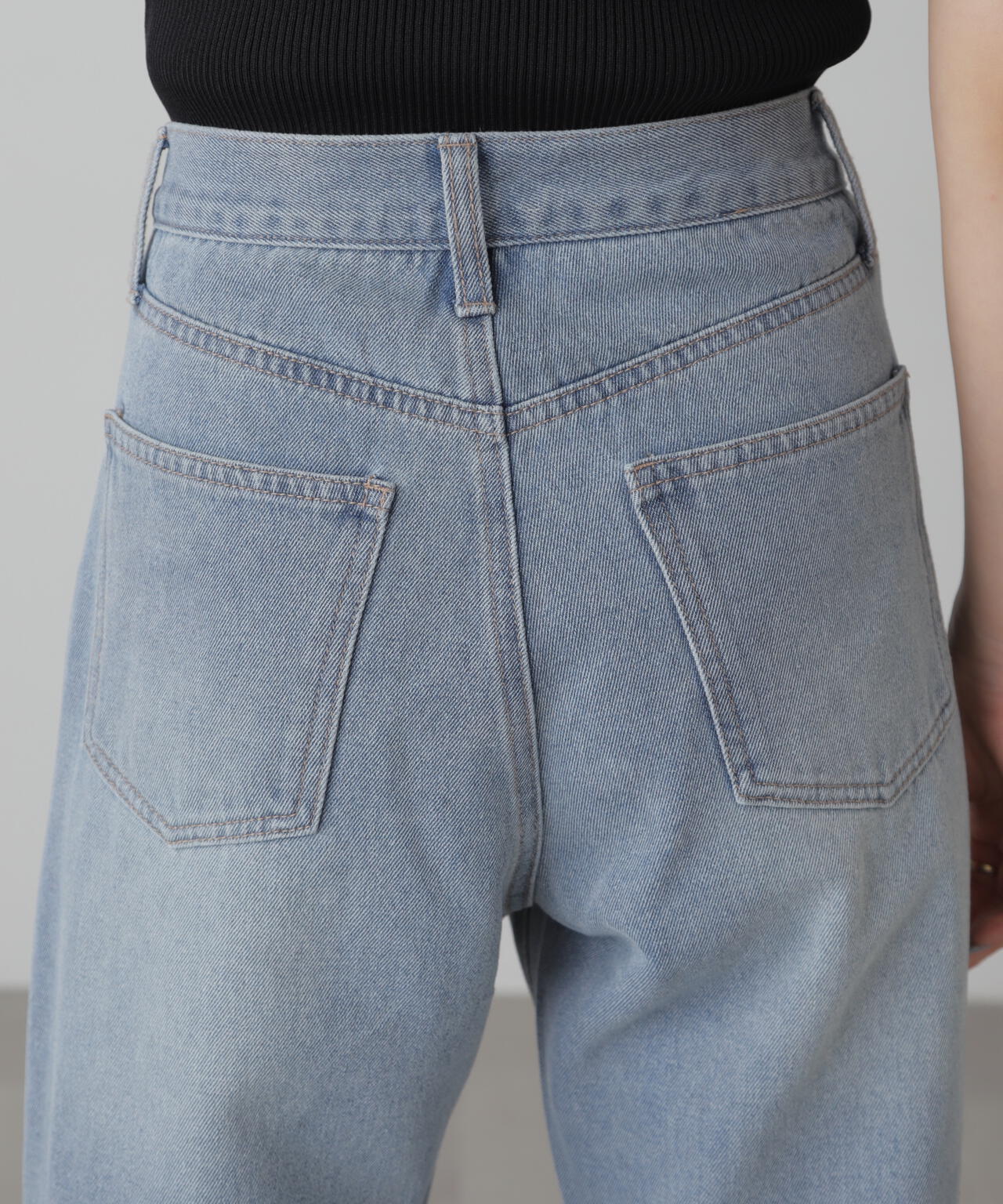 【一部追加生産予約】【4サイズ展開XS-L】ストレートデニムパンツ【低身長サイズ有】