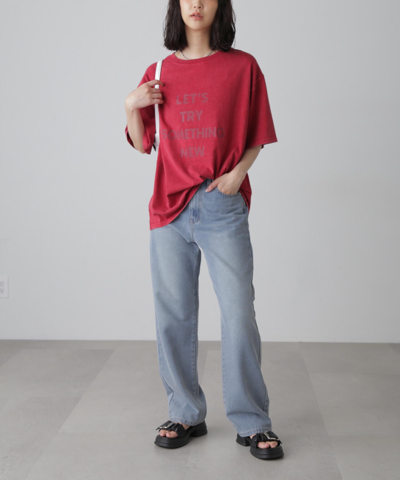 【一部追加生産予約】【4サイズ展開XS-L】ストレートデニムパンツ【低身長サイズ有】