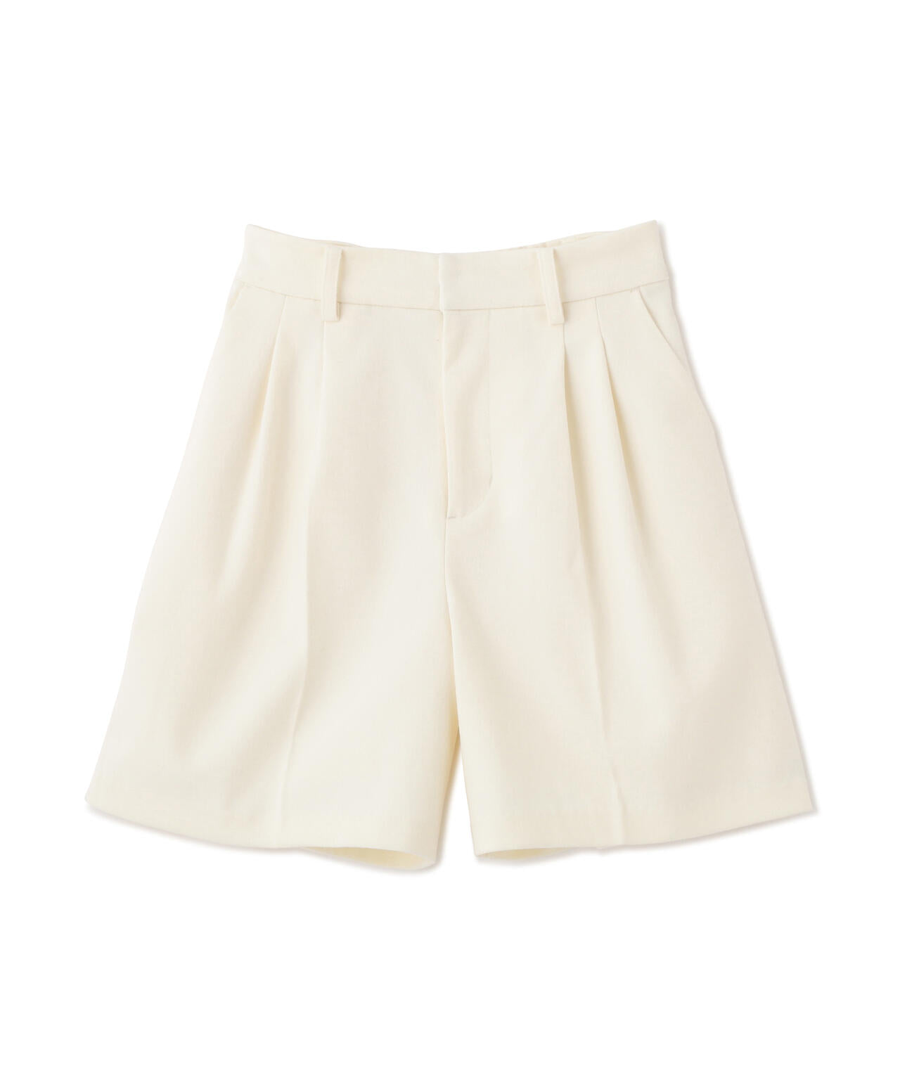 【3サイズ展開XS-M】タックショートパンツ【低身長サイズ有】