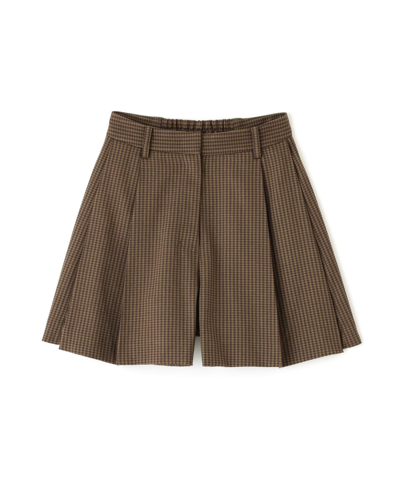 〈セットアップ対応〉ツータックキュロットパンツ