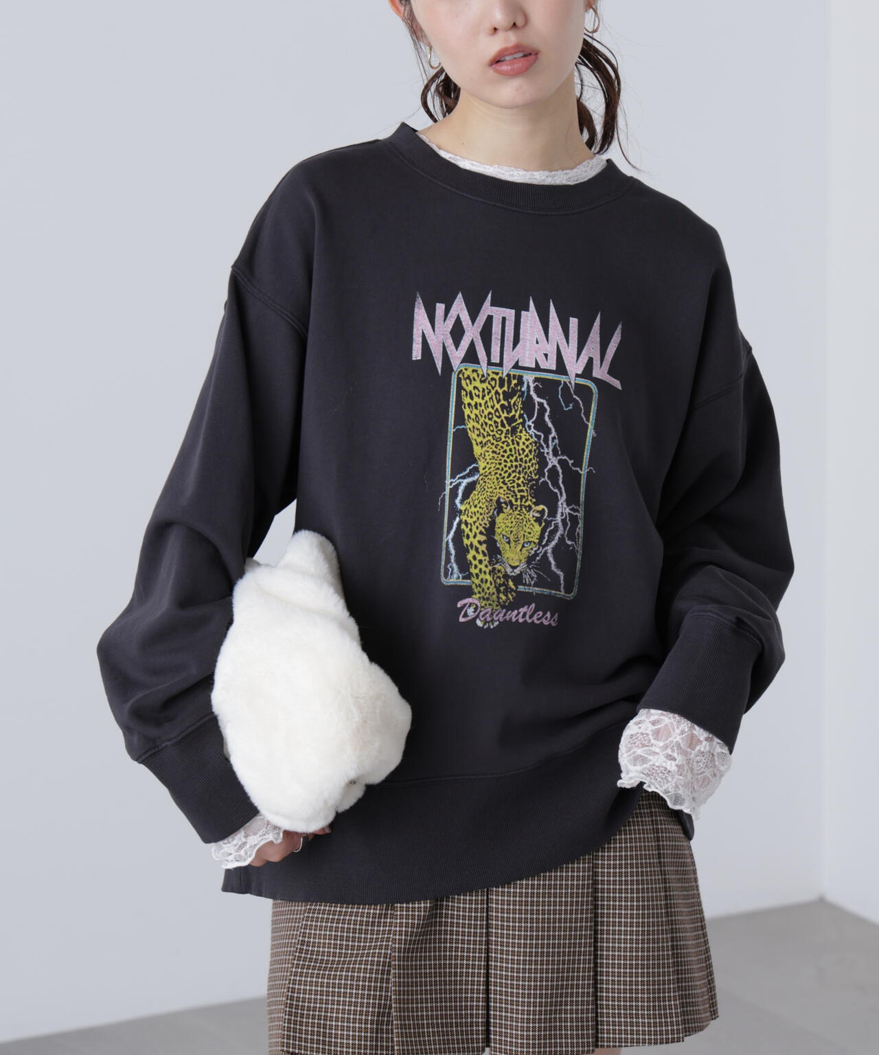 ロックプリントスウェット